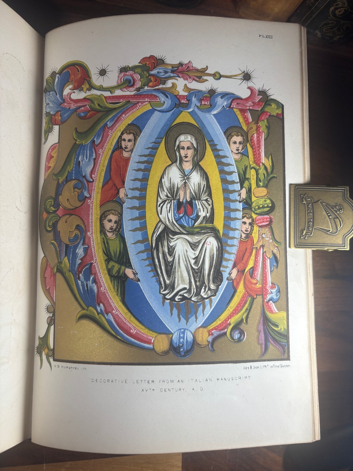 1855 2nd Ed, The Origin and Progress of the Art of Writing, Papier-Mâché Binding