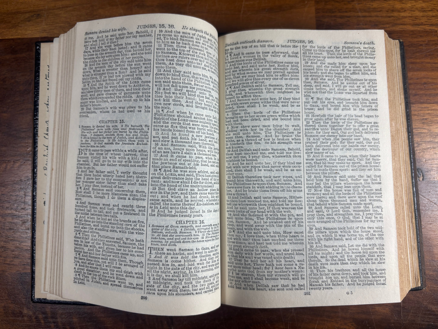1911 KJV Pocket Bible With Wooden Cover