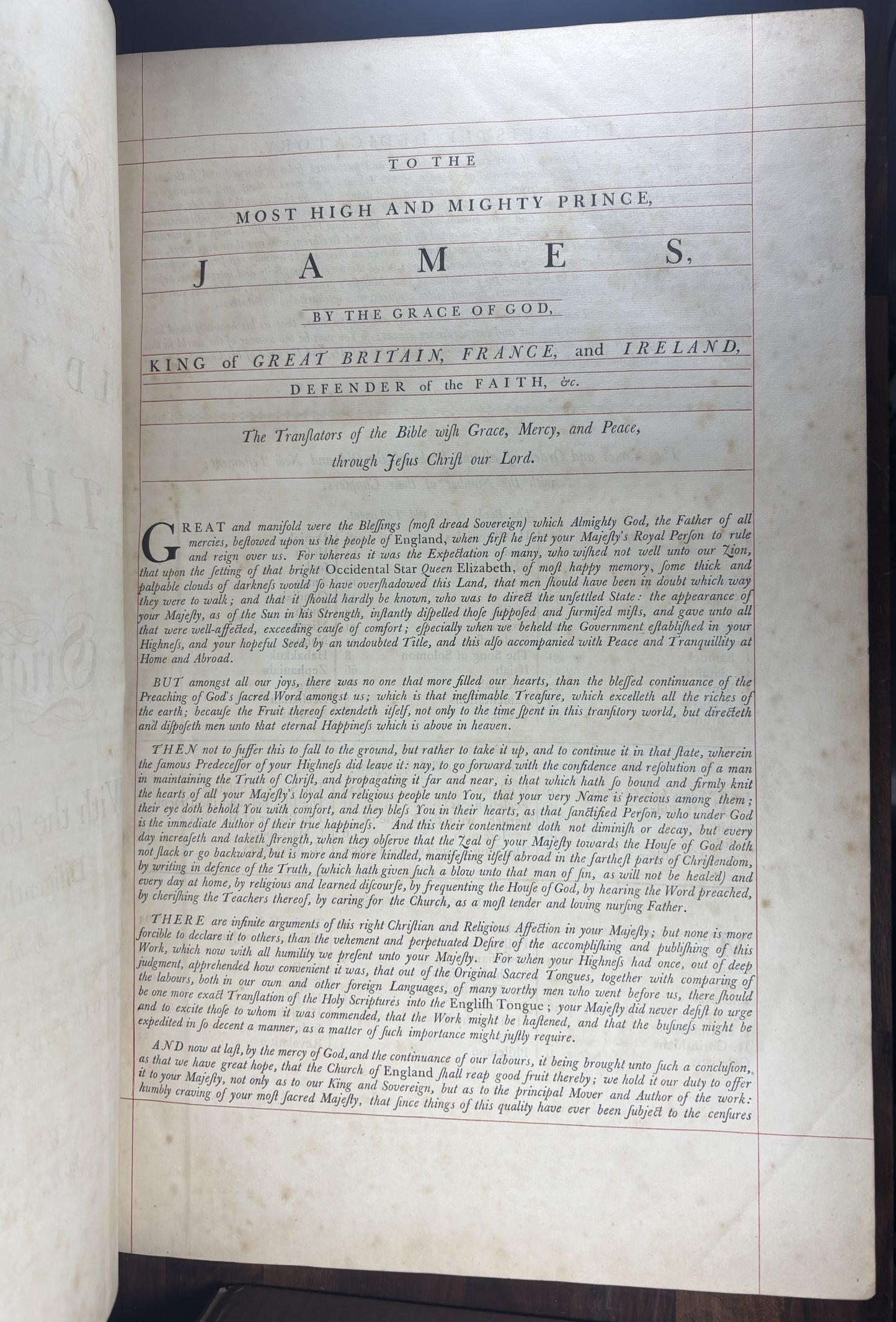 1763 John Baskerville Cambridge Pulpit Bible