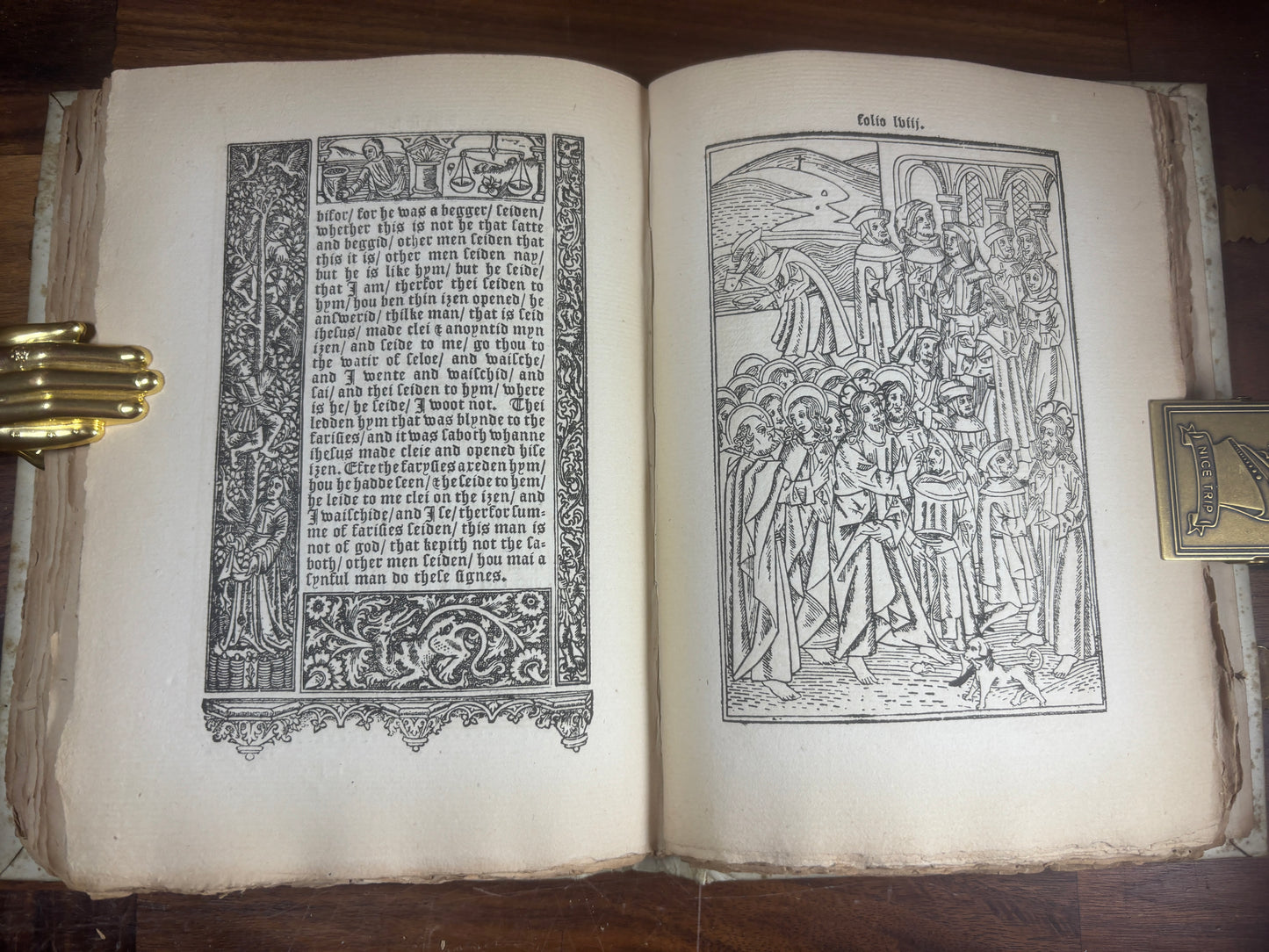 Biblia Pauperum (Bible of the poor) Victorian Facsimile Numbered 327/375 Printed 1885