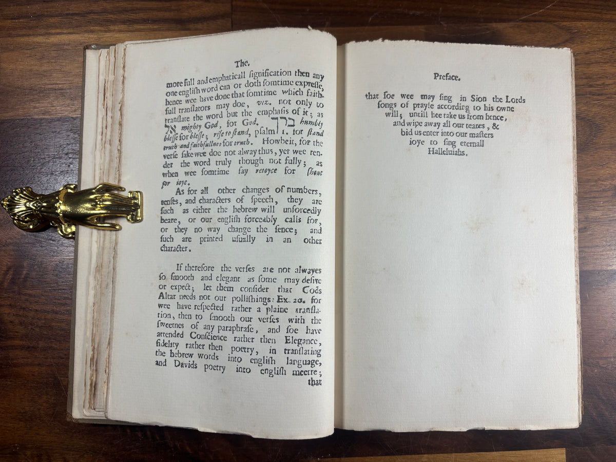 The Bay Psalm Book, 1903 Facsimile, Special New England Society Issue