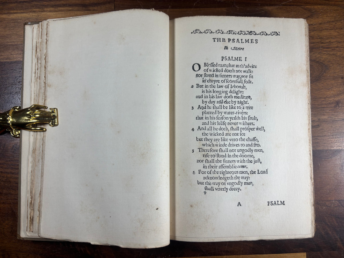 The Bay Psalm Book, 1903 Facsimile, Special New England Society Issue