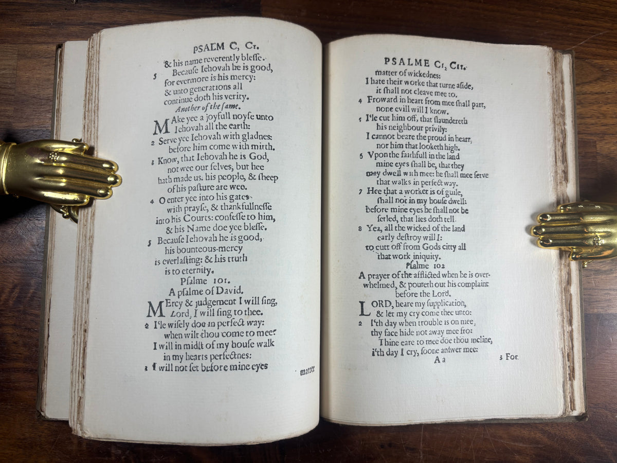 The Bay Psalm Book, 1903 Facsimile, Special New England Society Issue
