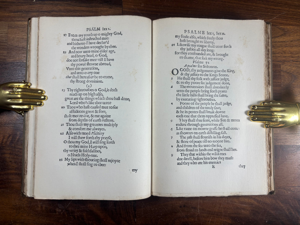 The Bay Psalm Book, 1903 Facsimile, Special New England Society Issue