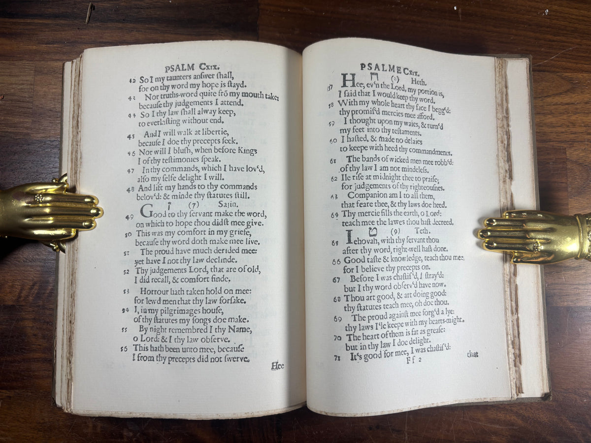 The Bay Psalm Book, 1903 Facsimile, Special New England Society Issue