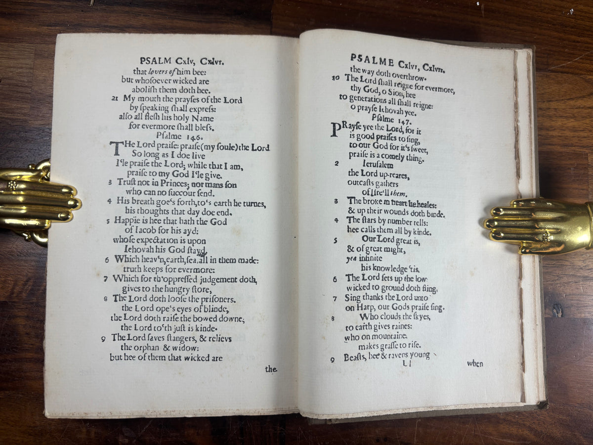 The Bay Psalm Book, 1903 Facsimile, Special New England Society Issue