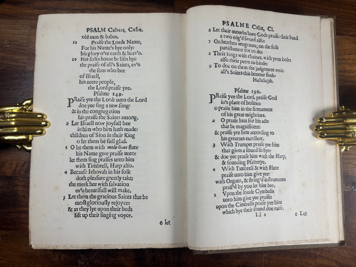 The Bay Psalm Book, 1903 Facsimile, Special New England Society Issue