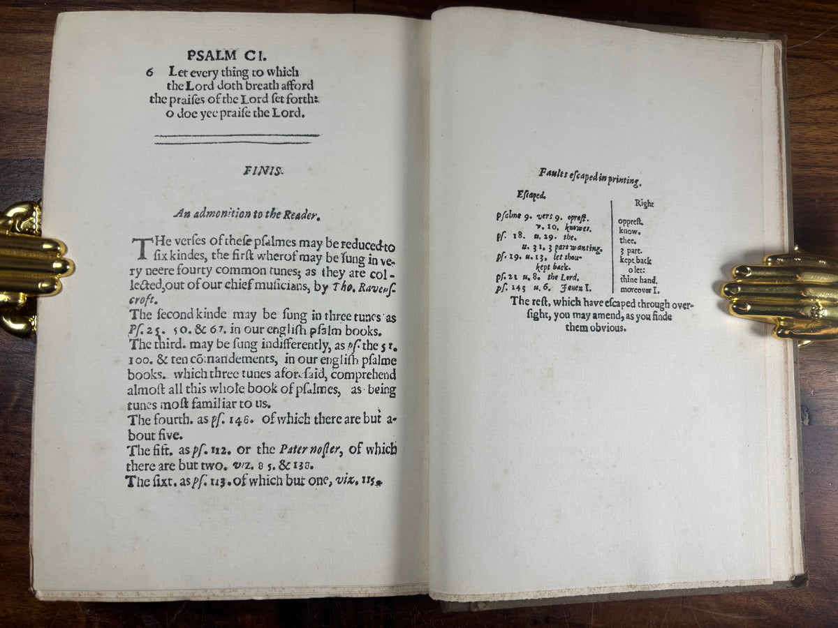 The Bay Psalm Book, 1903 Facsimile, Special New England Society Issue