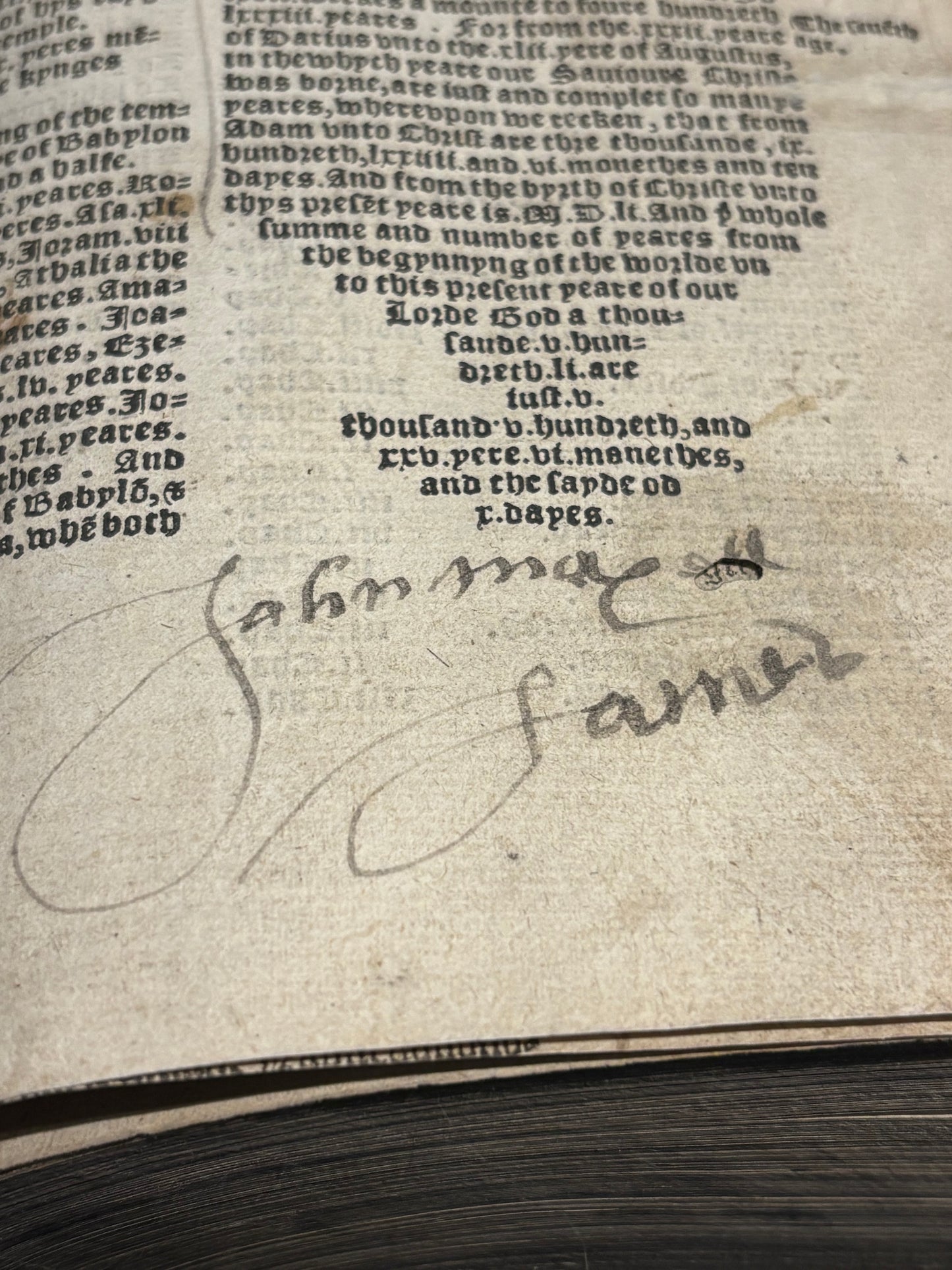 Tyndale Bible 1551 Small Folio OT, Apocrypha, NT Wood Cut Engravings, Middle Tudor