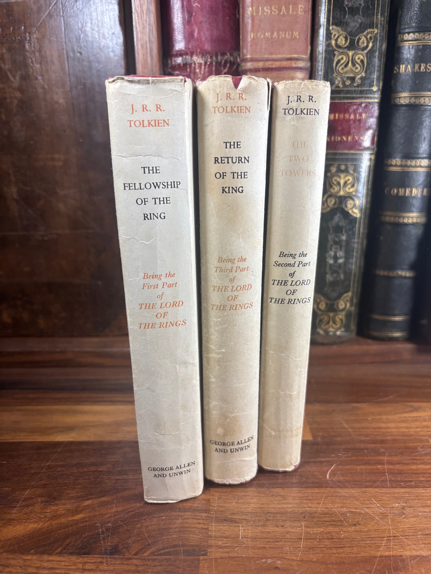 The Lord of the Rings Trilogy First Edition Set (4th, 4rd and 1st Impressions)