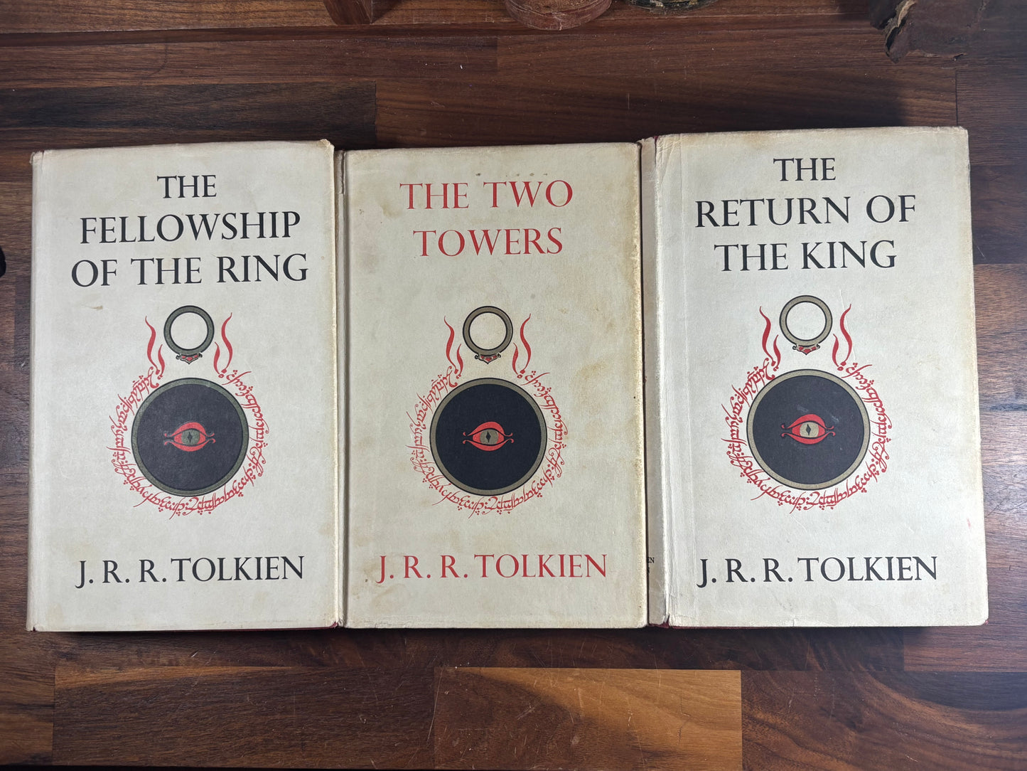 The Lord of the Rings Trilogy First Edition Set (4th, 4rd and 1st Impressions)