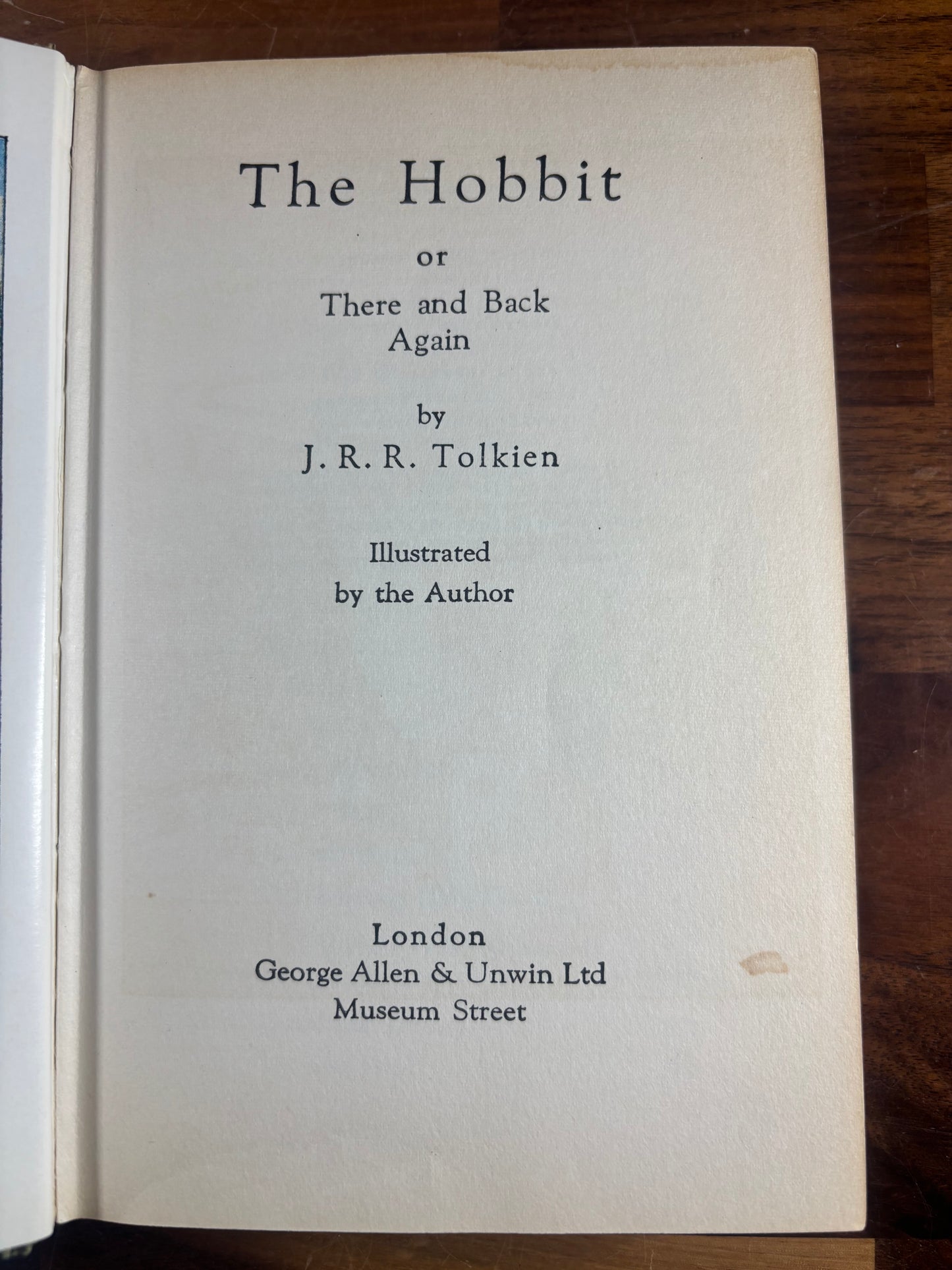 Second Edition, 12th Impression Hobbit by J.R.R. Tolkien