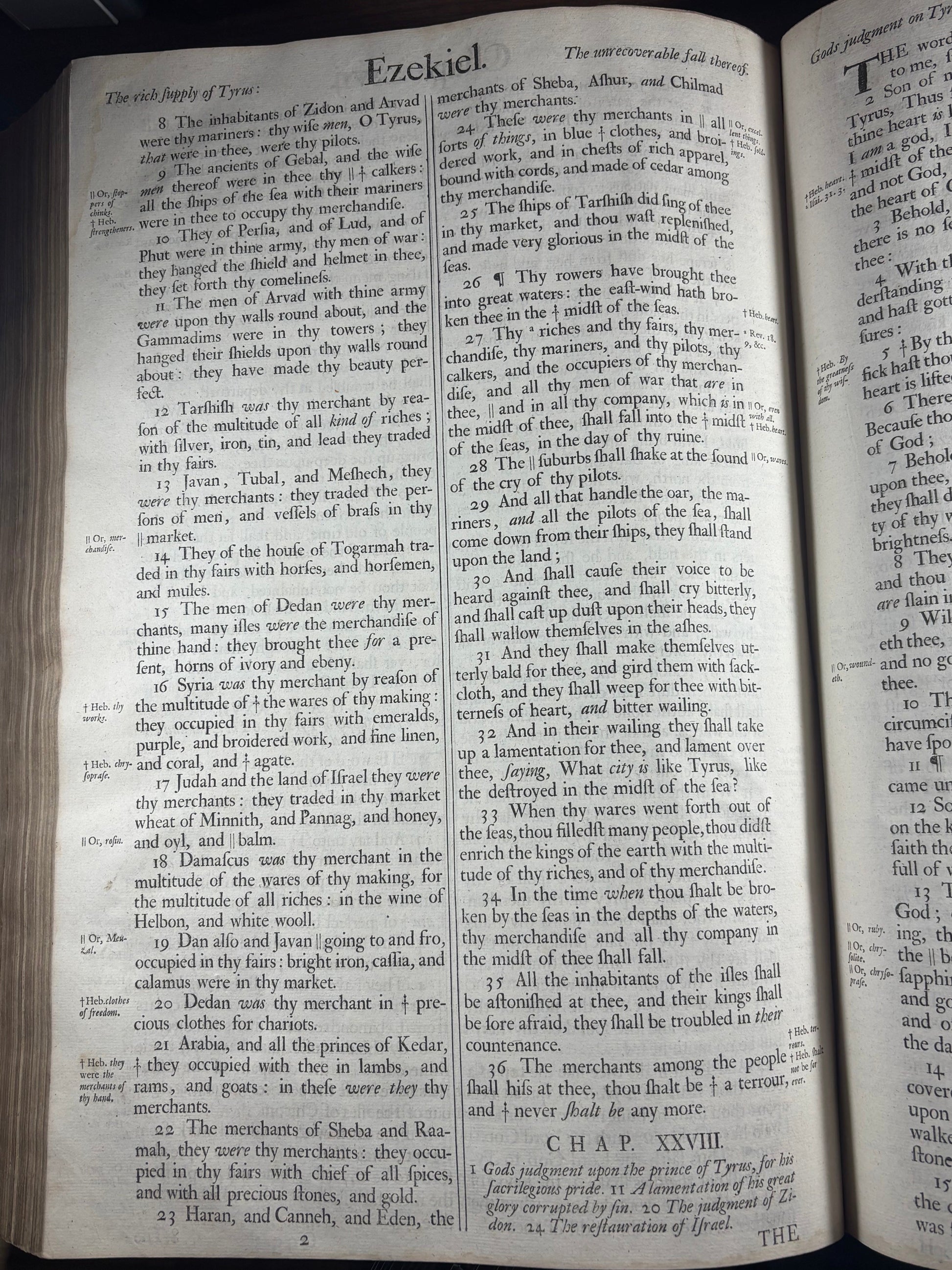 Text from the book of Ezekiel.