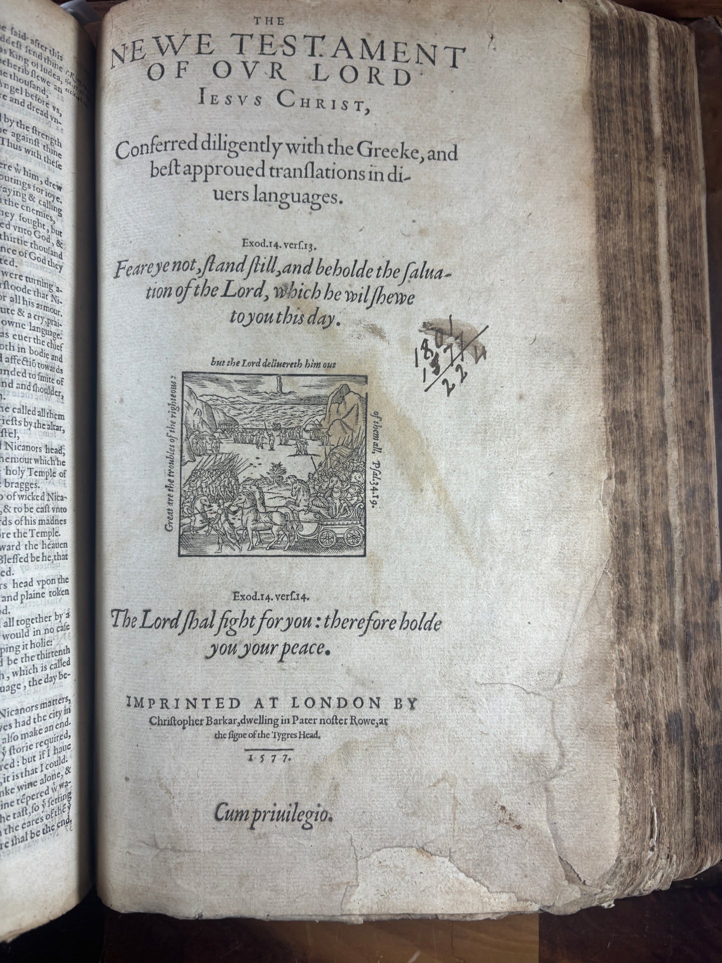 1577 Small Folio Geneva "Breeches" Bible