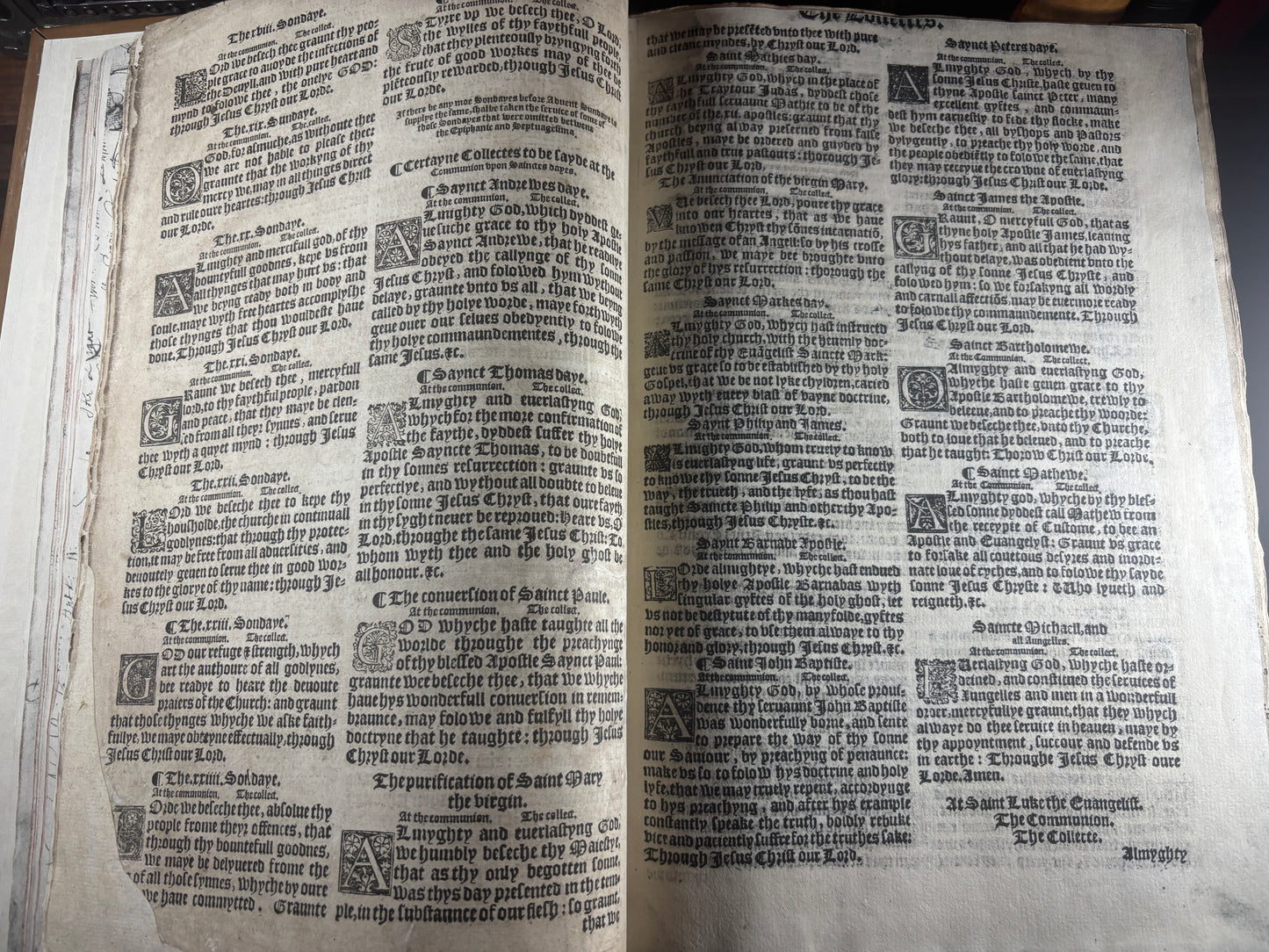 1566 Folio Great Bible, the final edition of the pulpit Great Bible