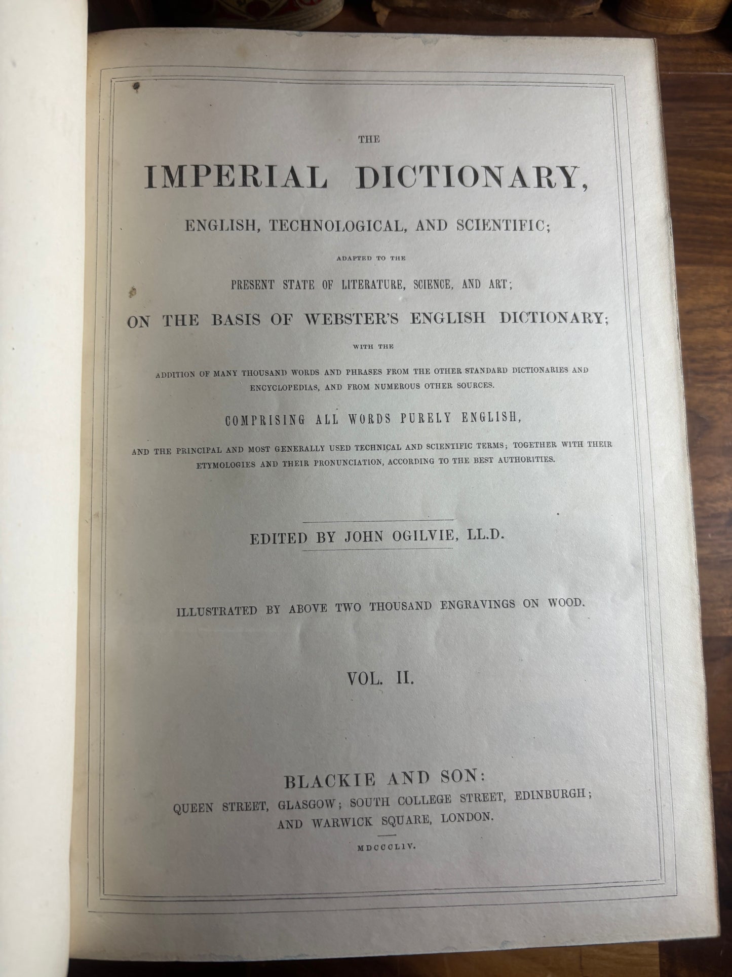 Imperial Dictionary: English, Technological, and Scientific