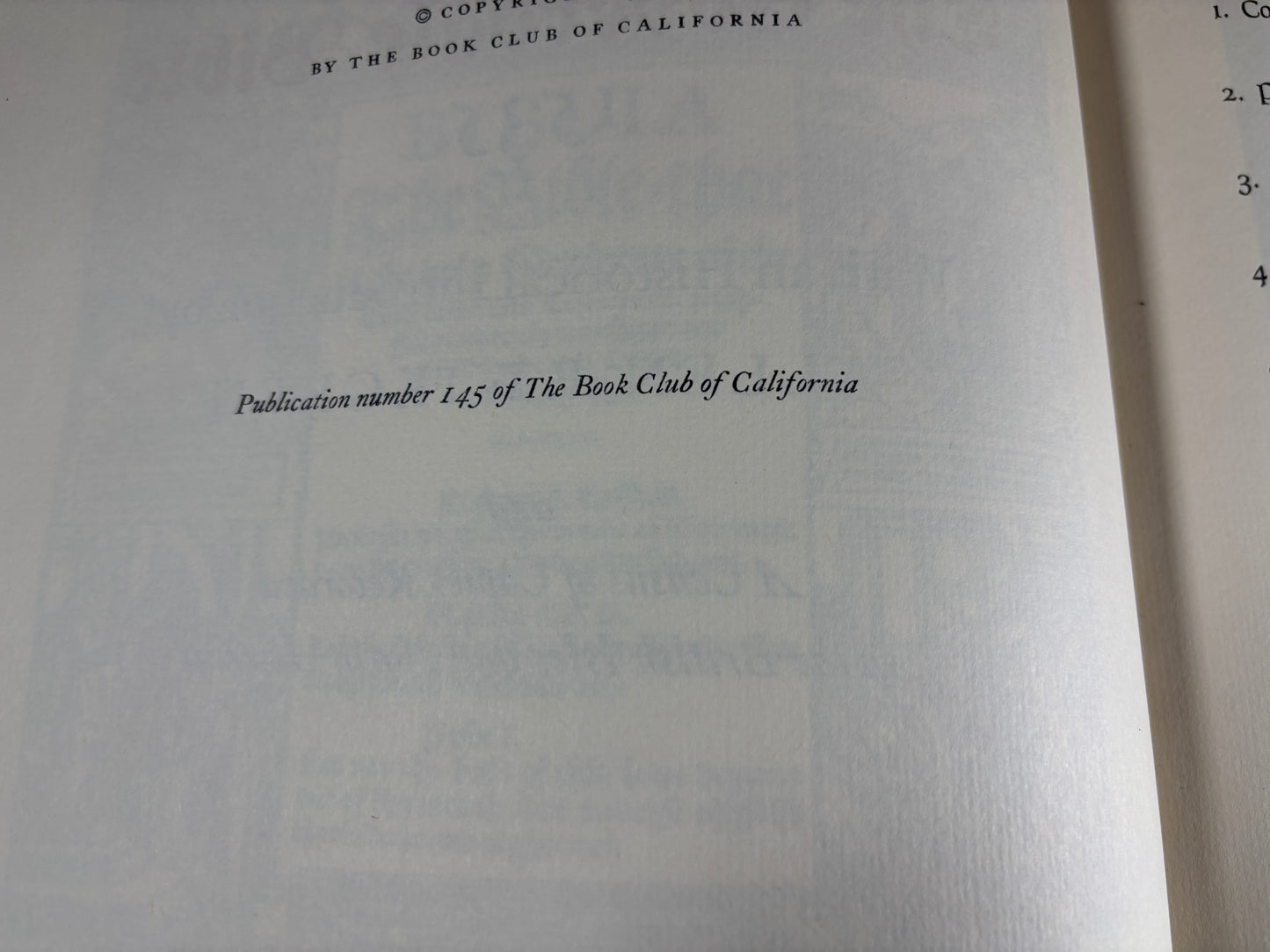 1535 Coverdale Bible Leaf W/ California Book Club Presentation Folio NO.145/450