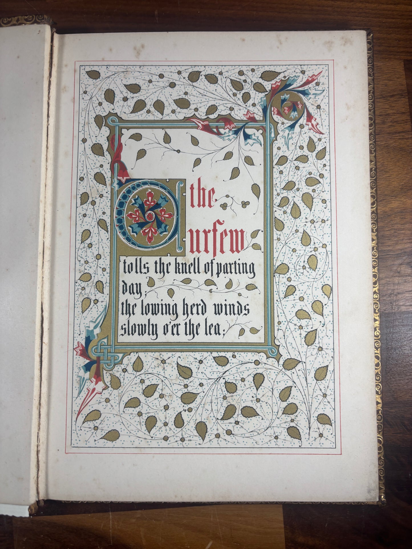 1846 Gray's Elegy Bound by Owen Jones