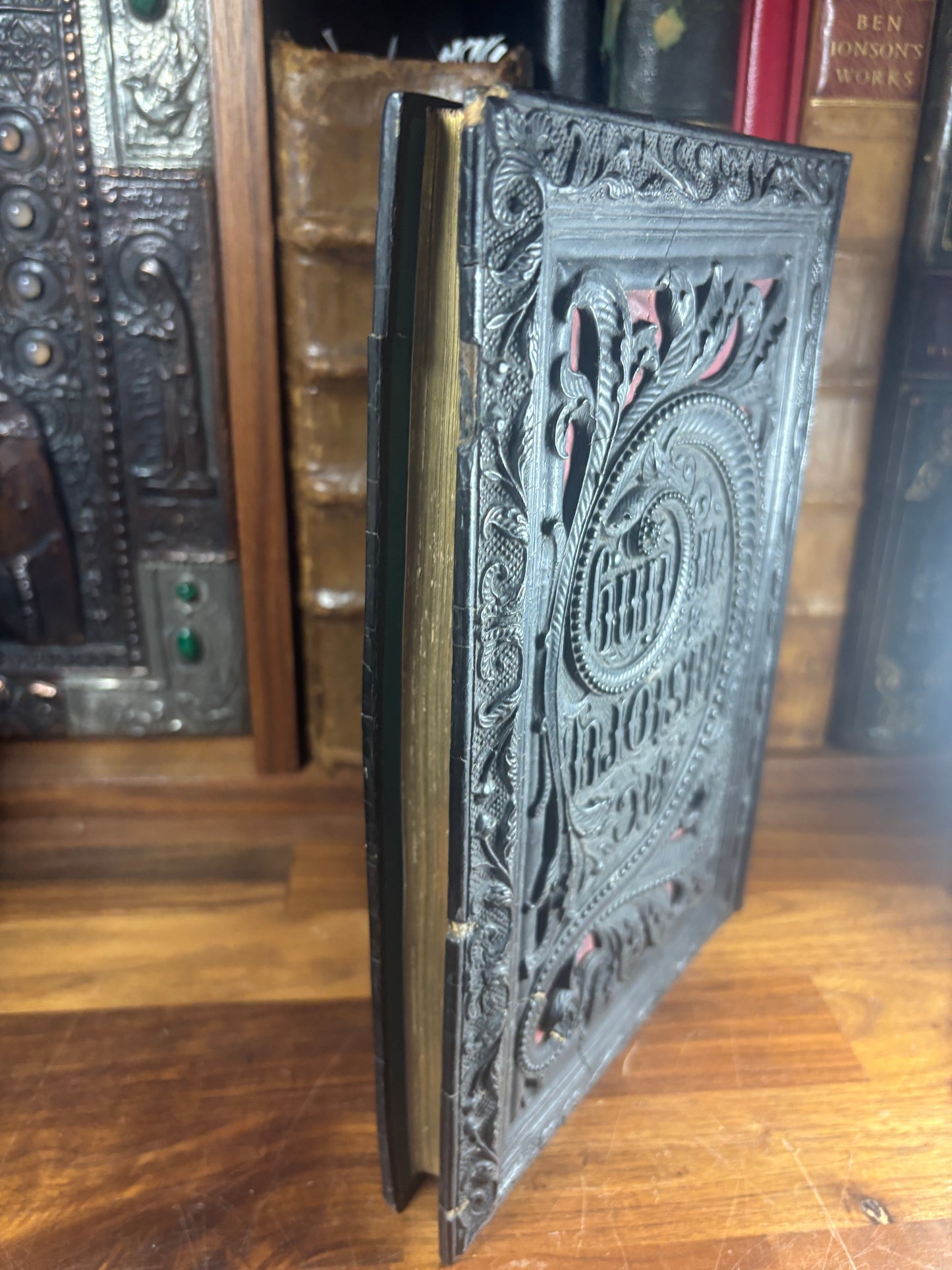 1855 2nd Ed, The Origin and Progress of the Art of Writing, Papier-Mâché Binding