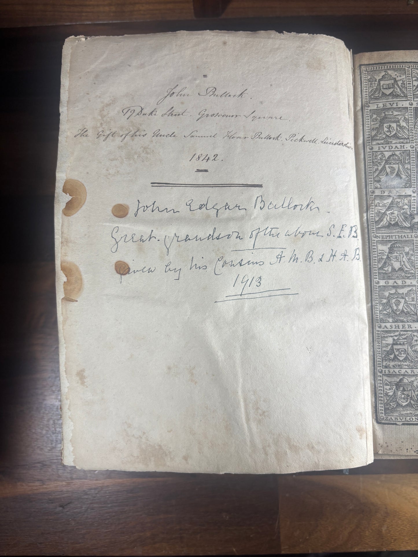 1634 KJV Bible H486 W/ Two General Title Pages