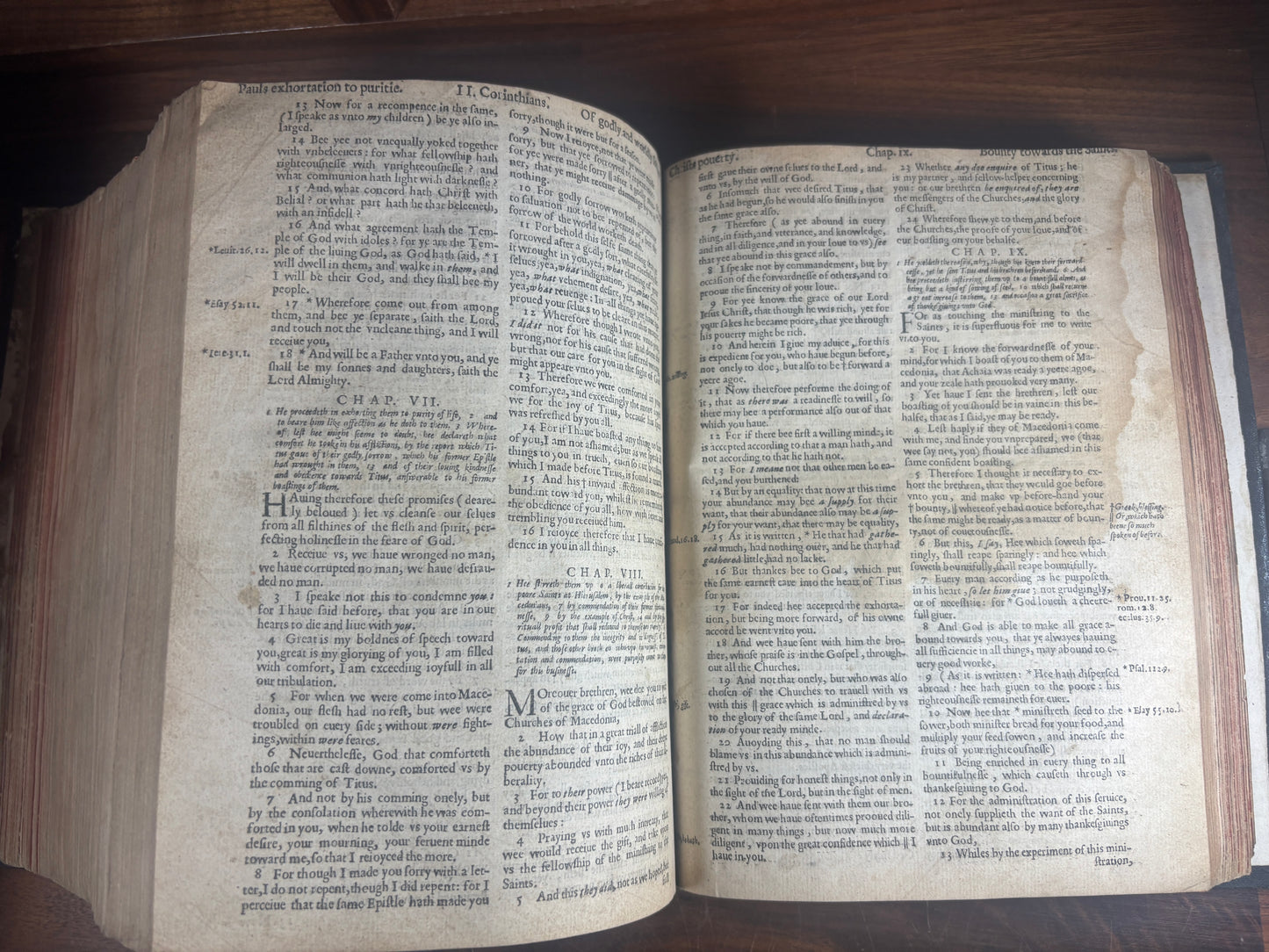1634 KJV Bible H486 W/ Two General Title Pages