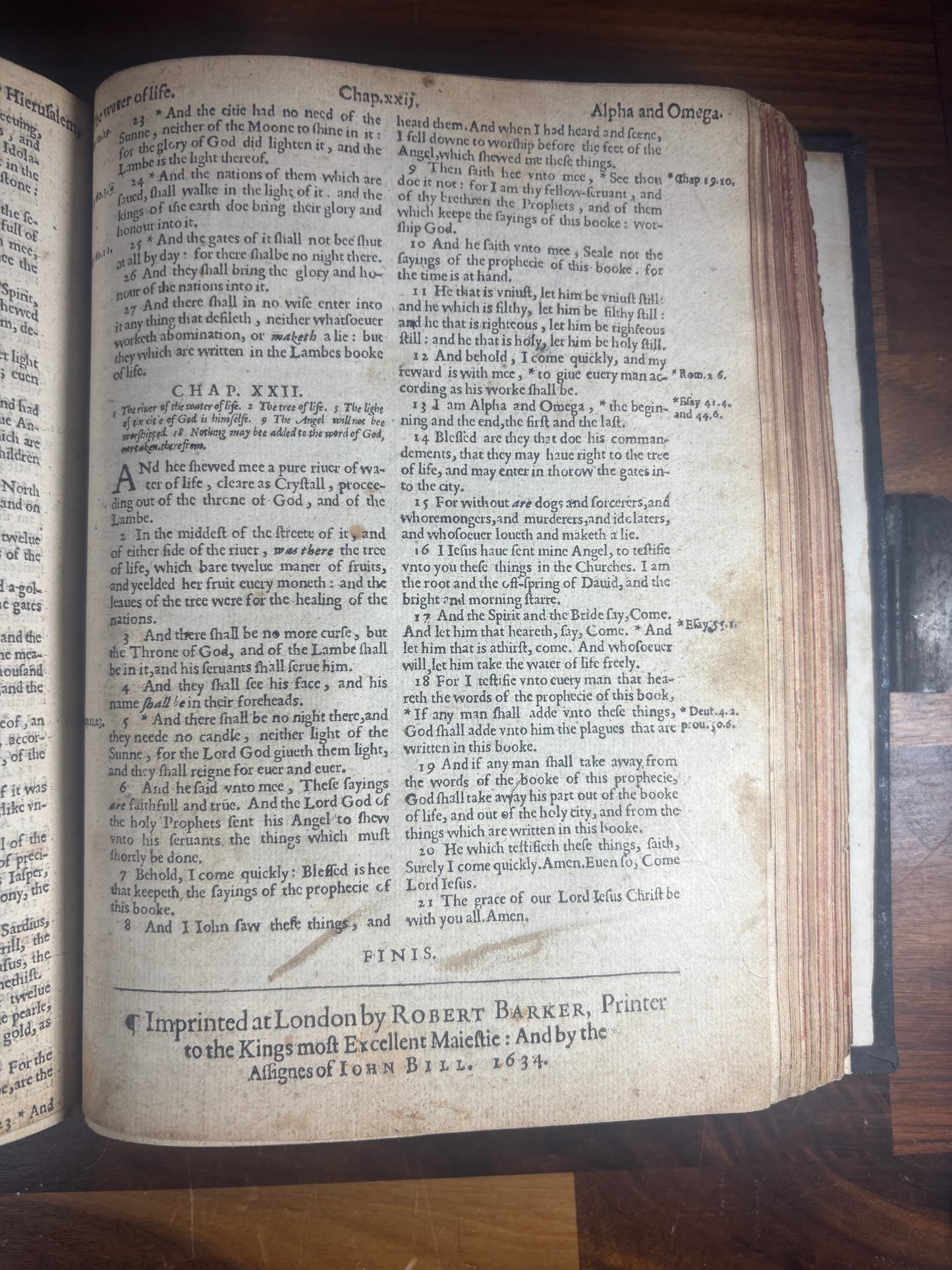 1634 KJV Bible H486 W/ Two General Title Pages