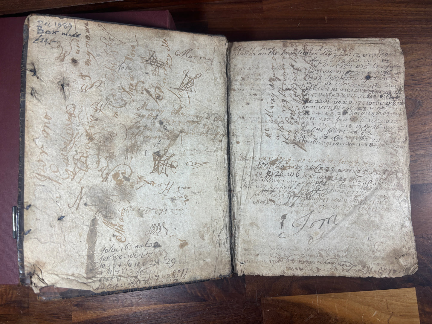 1666 KJV "Murray" Family Bible