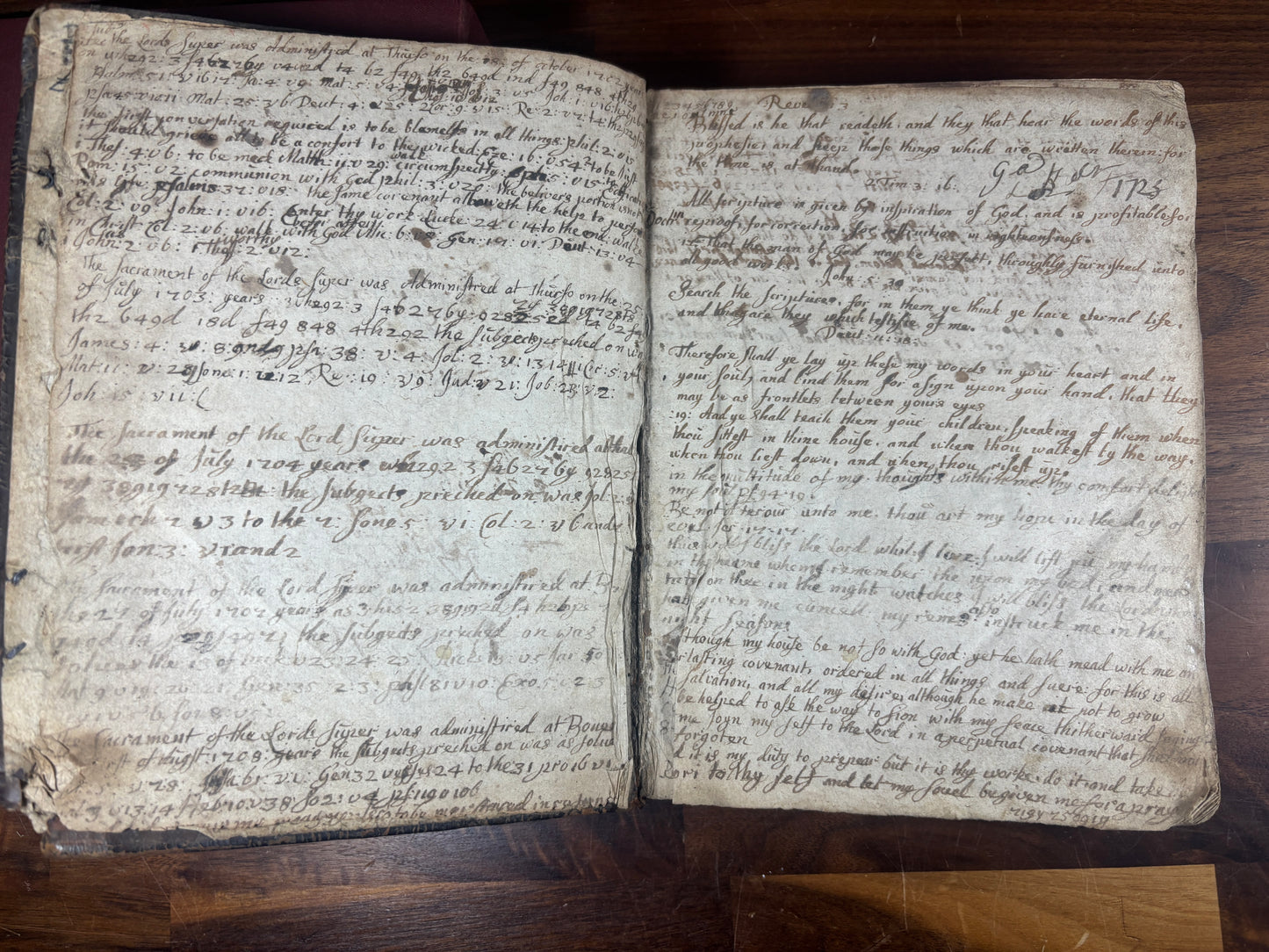1666 KJV "Murray" Family Bible