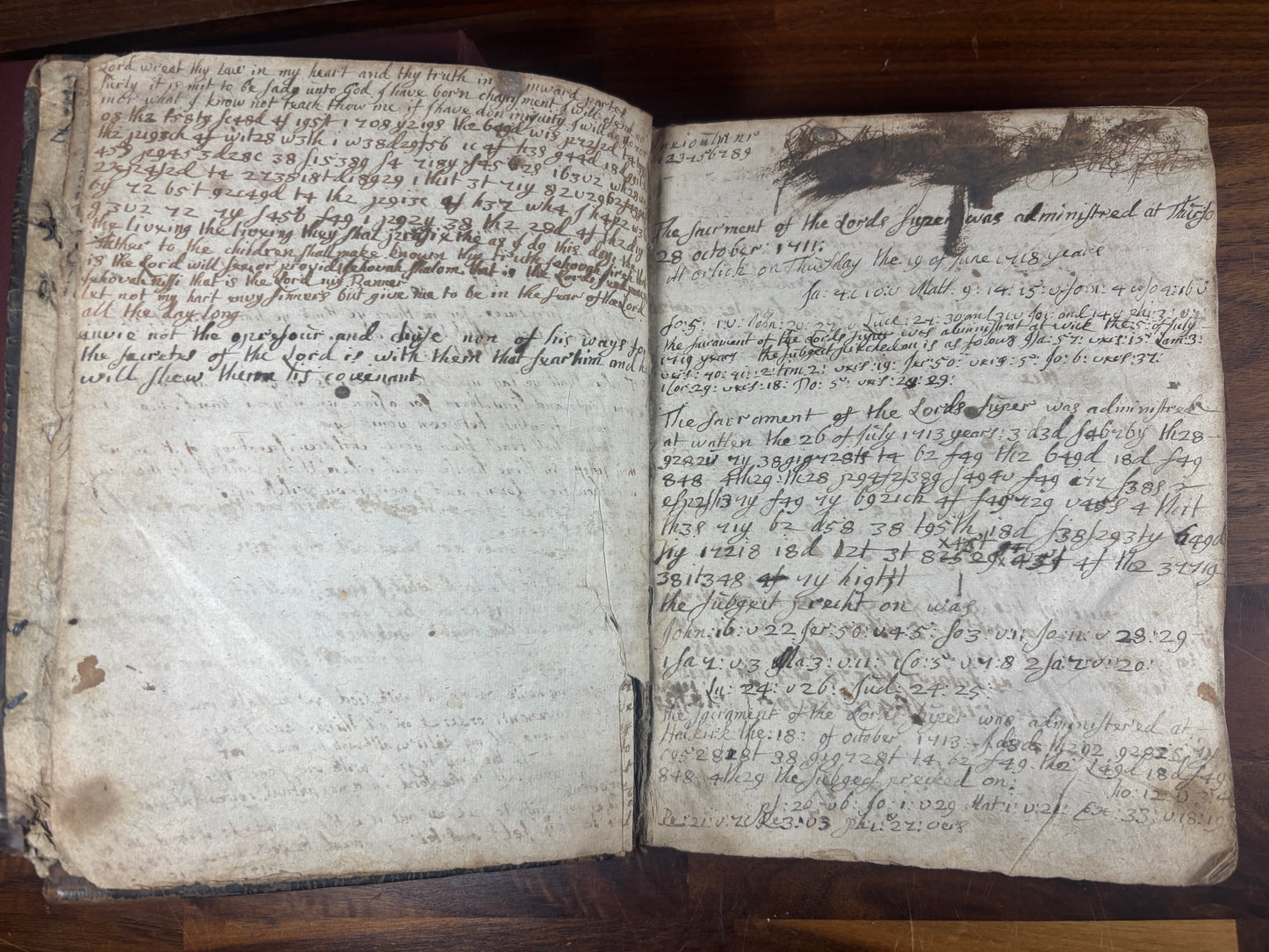 1666 KJV "Murray" Family Bible