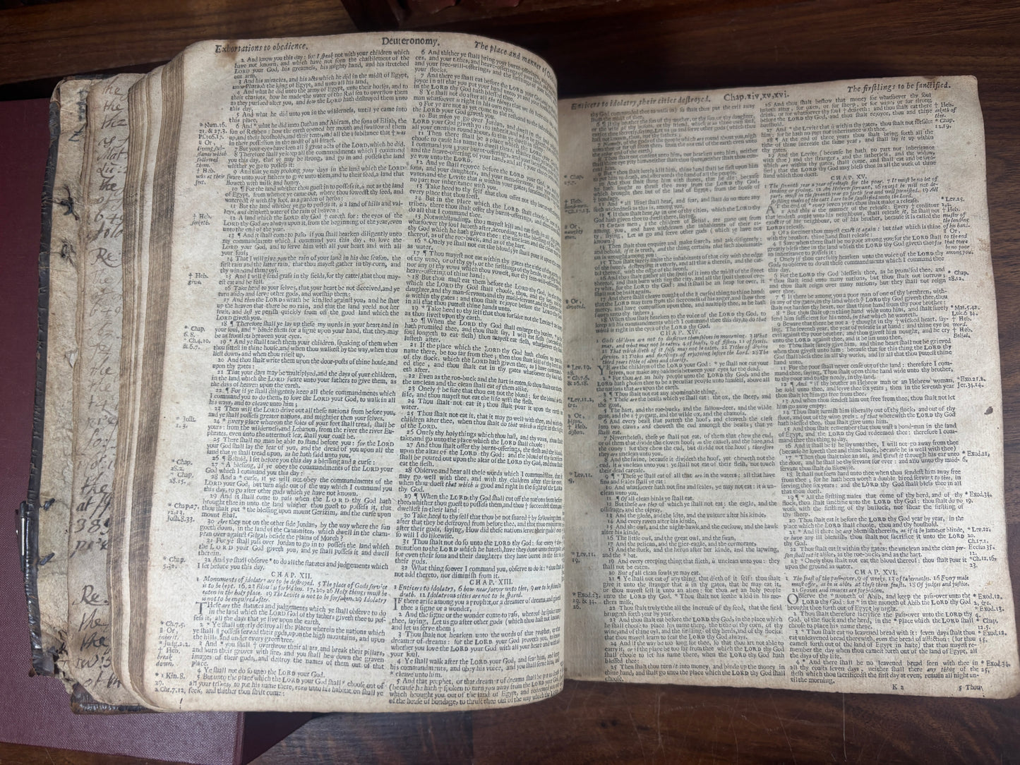 1666 KJV "Murray" Family Bible