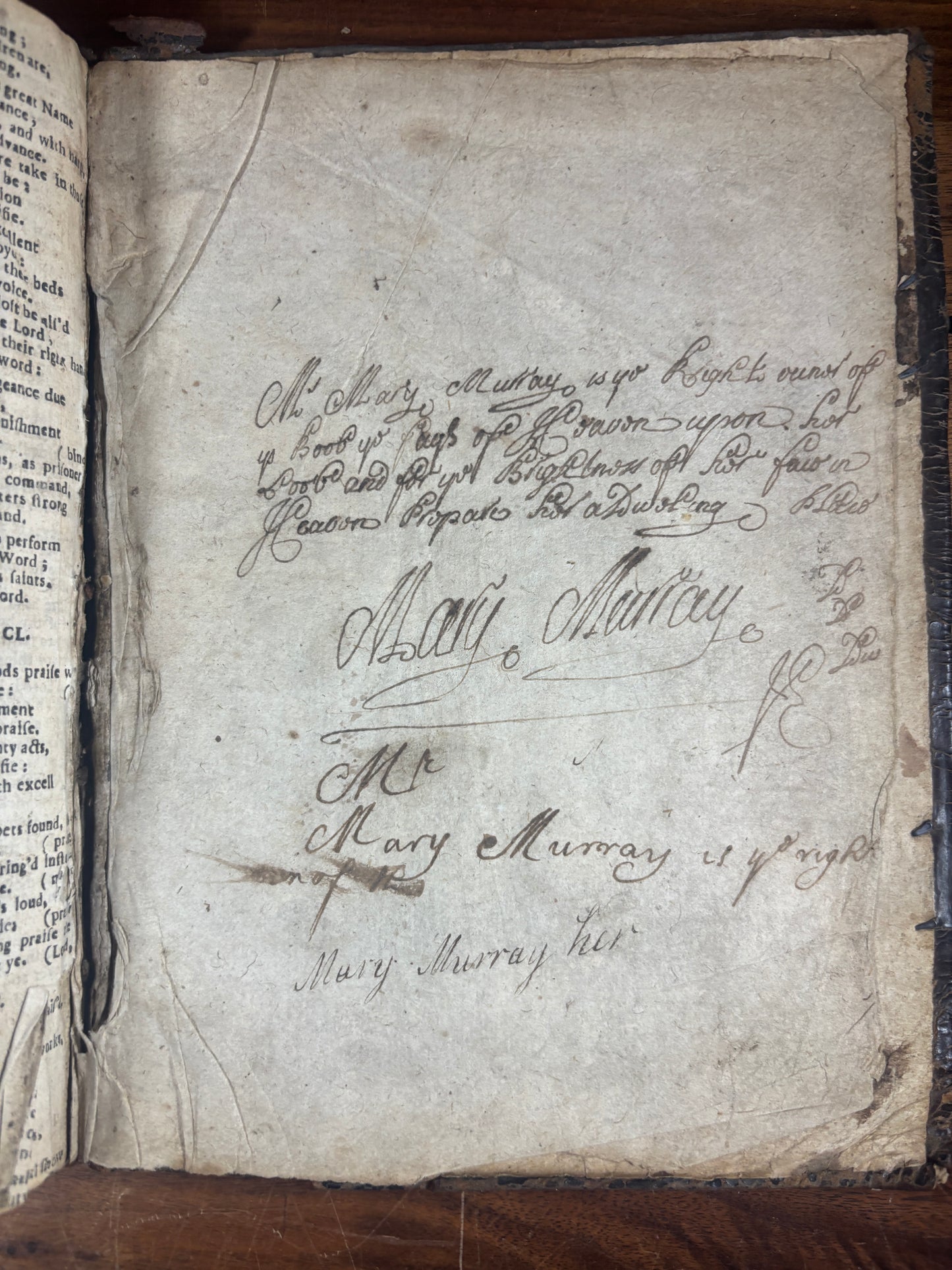 1666 KJV "Murray" Family Bible