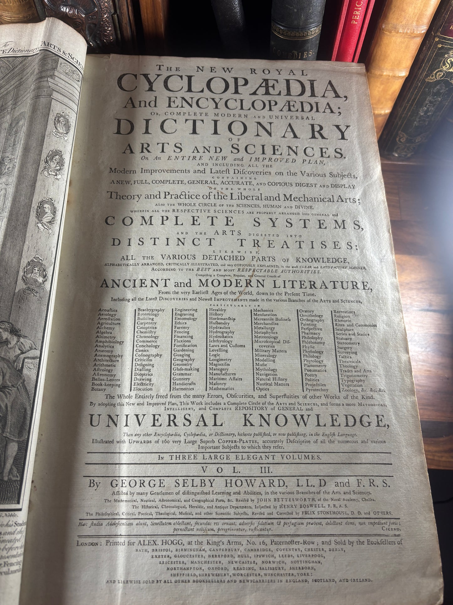 The New Royal Cyclopaedia and Encyclopaedia C. 1790s