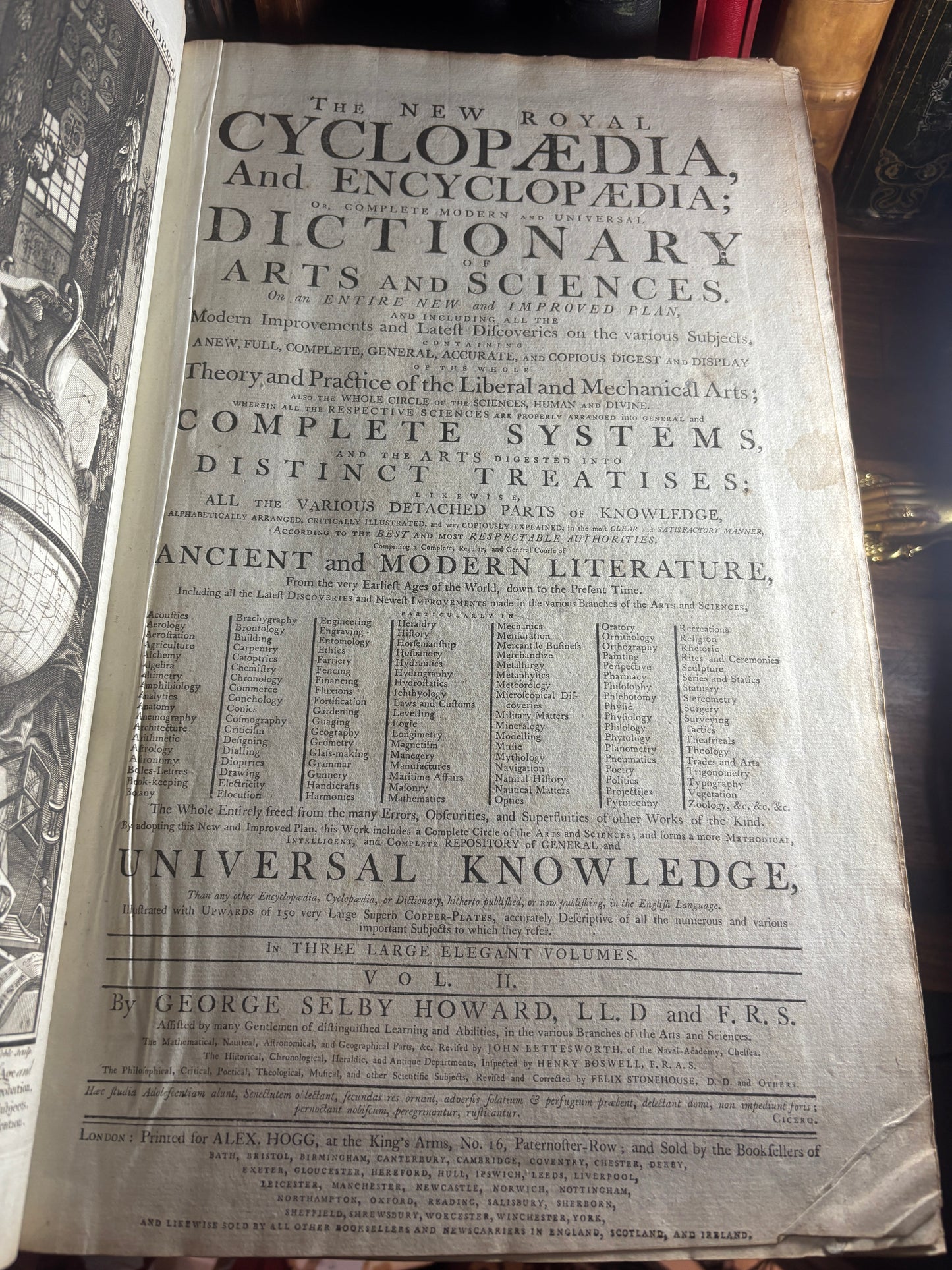 The New Royal Cyclopaedia and Encyclopaedia C. 1790s