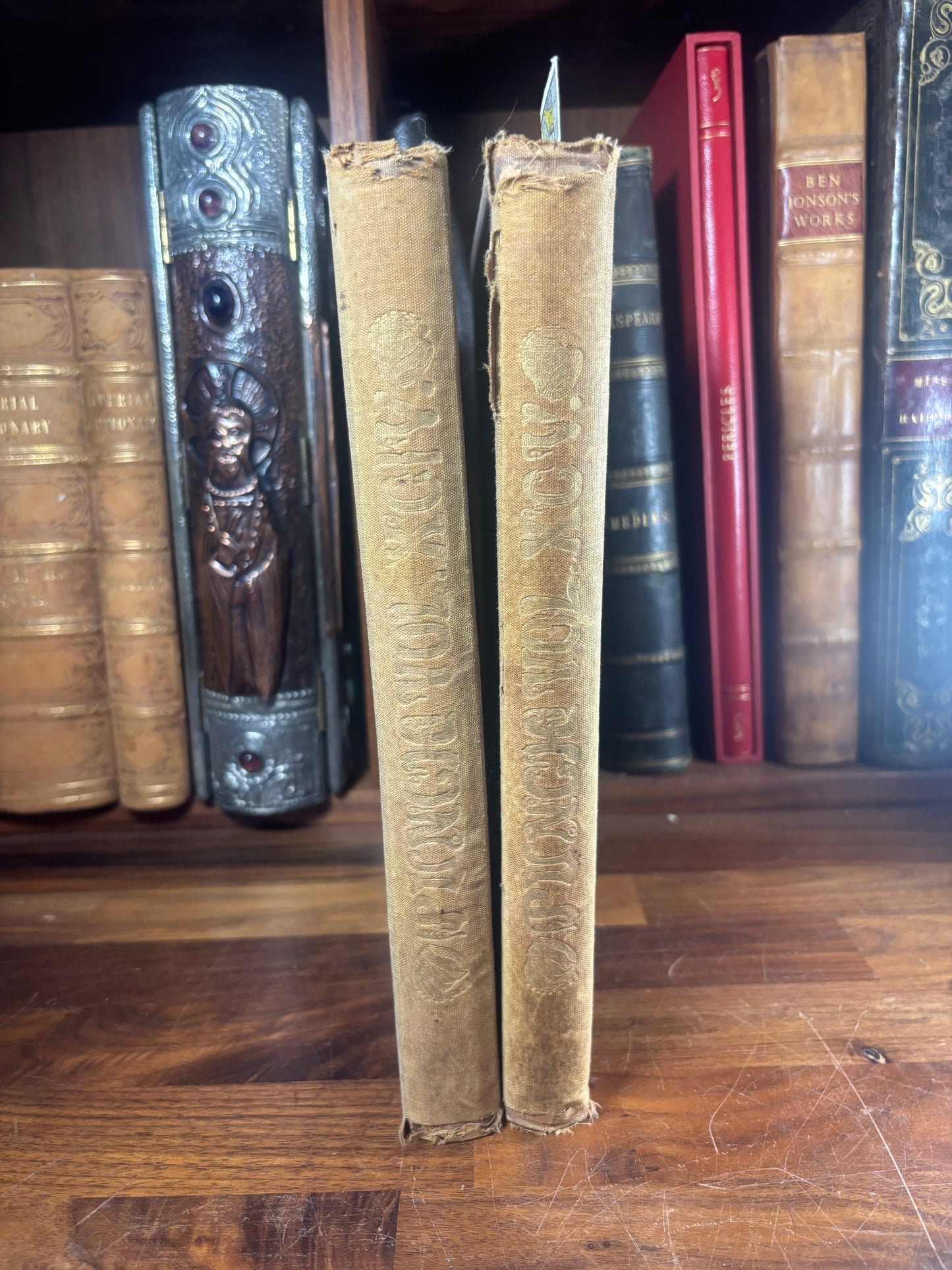 Punch Magazine 1888 Complete 2-Volume Set w/ Jack the Ripper Cartoon