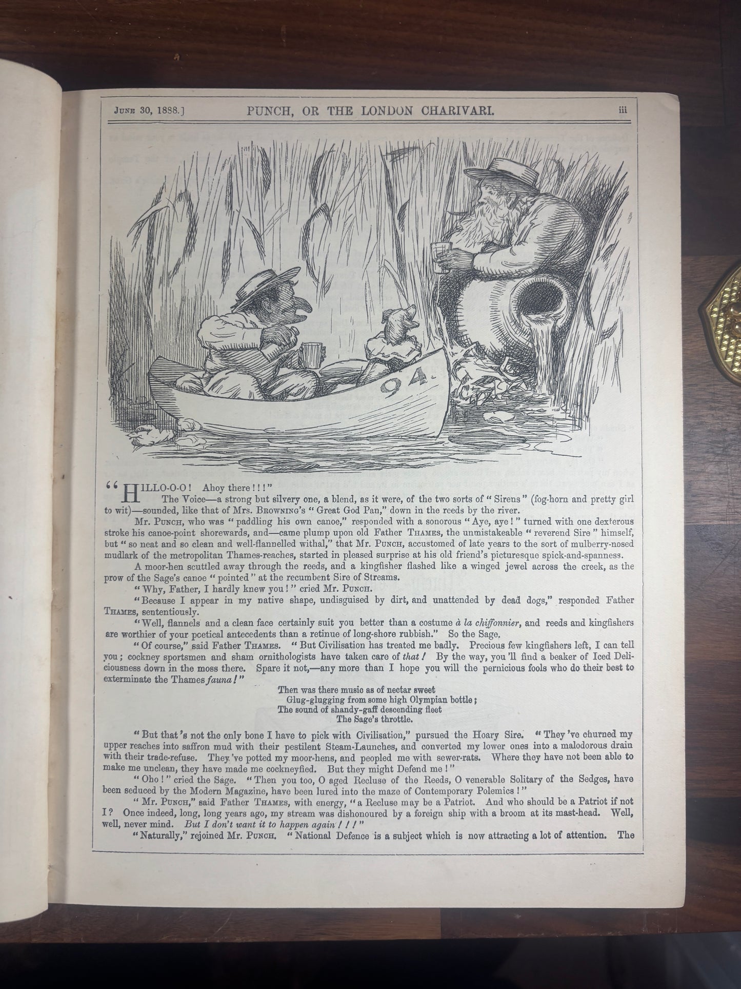 Punch Magazine 1888 Complete 2-Volume Set w/ Jack the Ripper Cartoon
