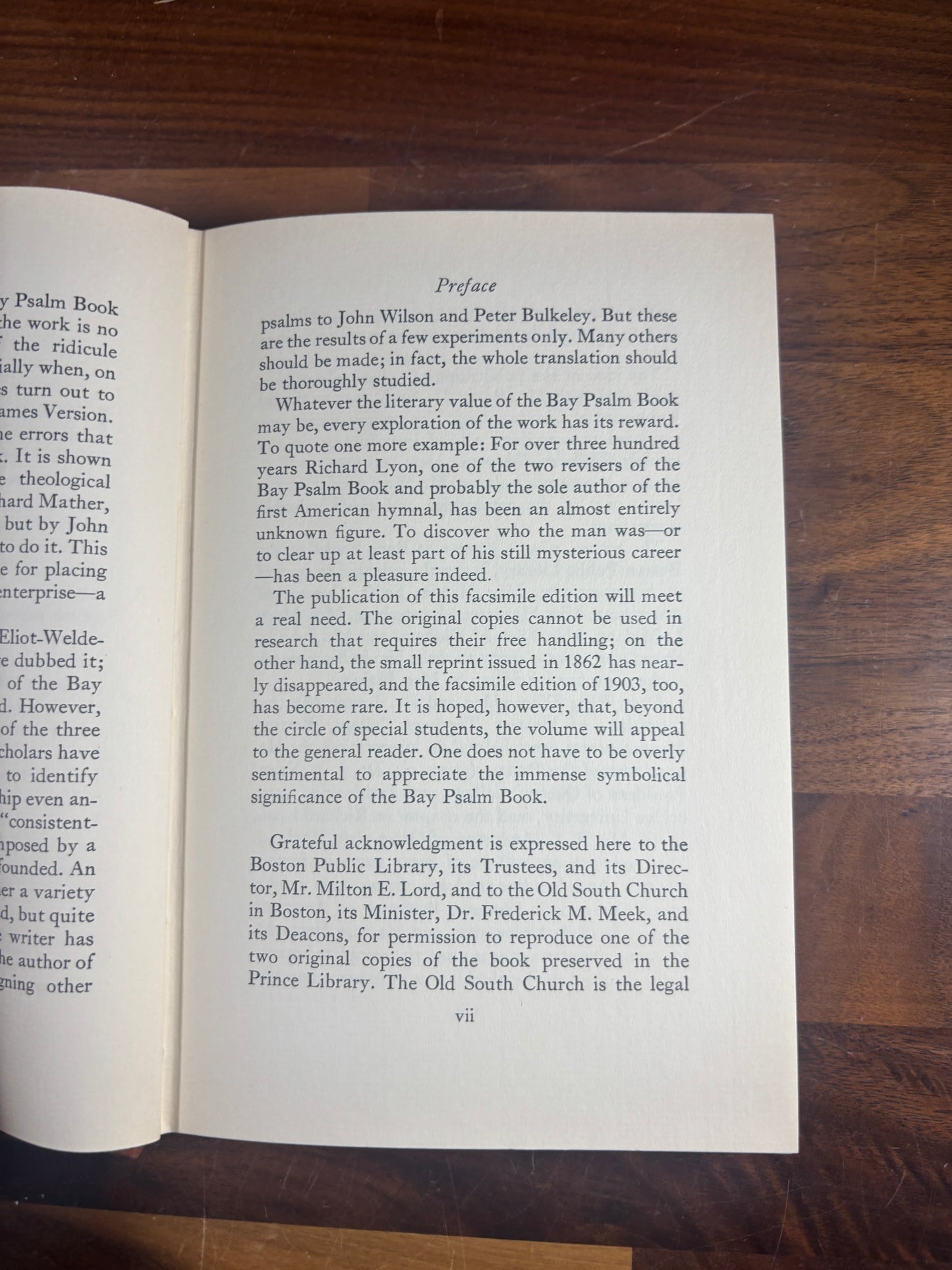 1956 Bay Psalm Book Facsimile 2 volume set w/ slipcase