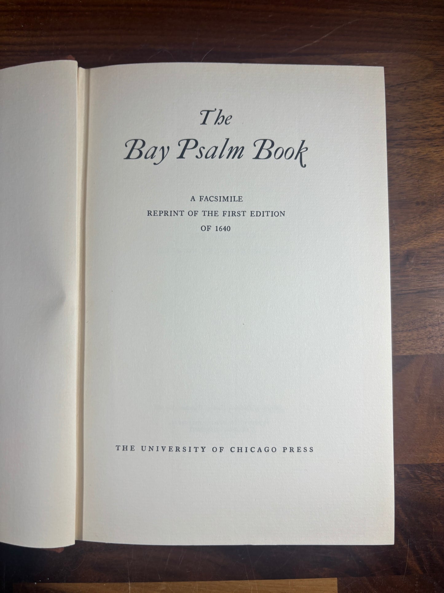 1956 Bay Psalm Book Facsimile 2 volume set w/ slipcase