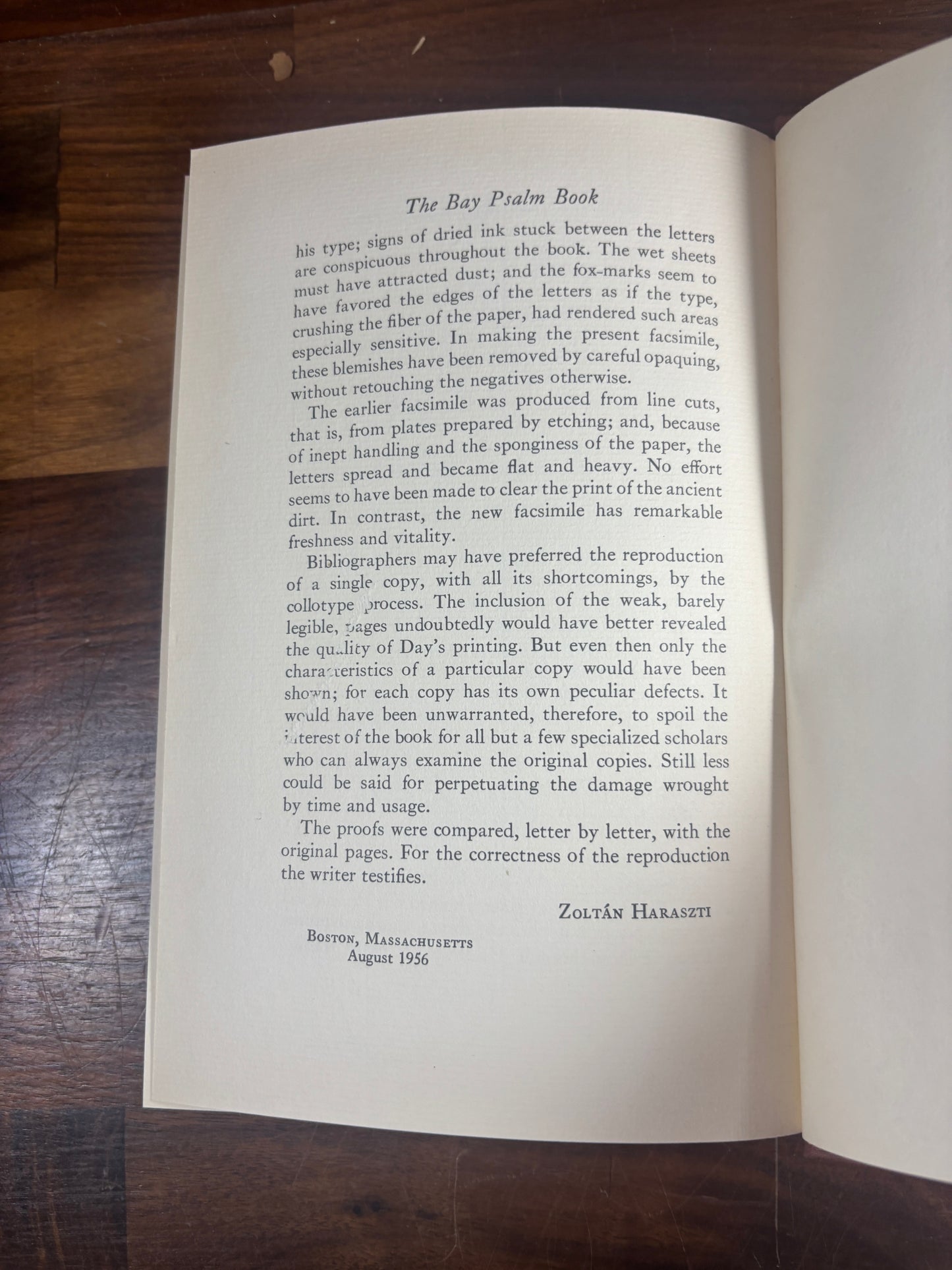 1956 Bay Psalm Book Facsimile 2 volume set w/ slipcase