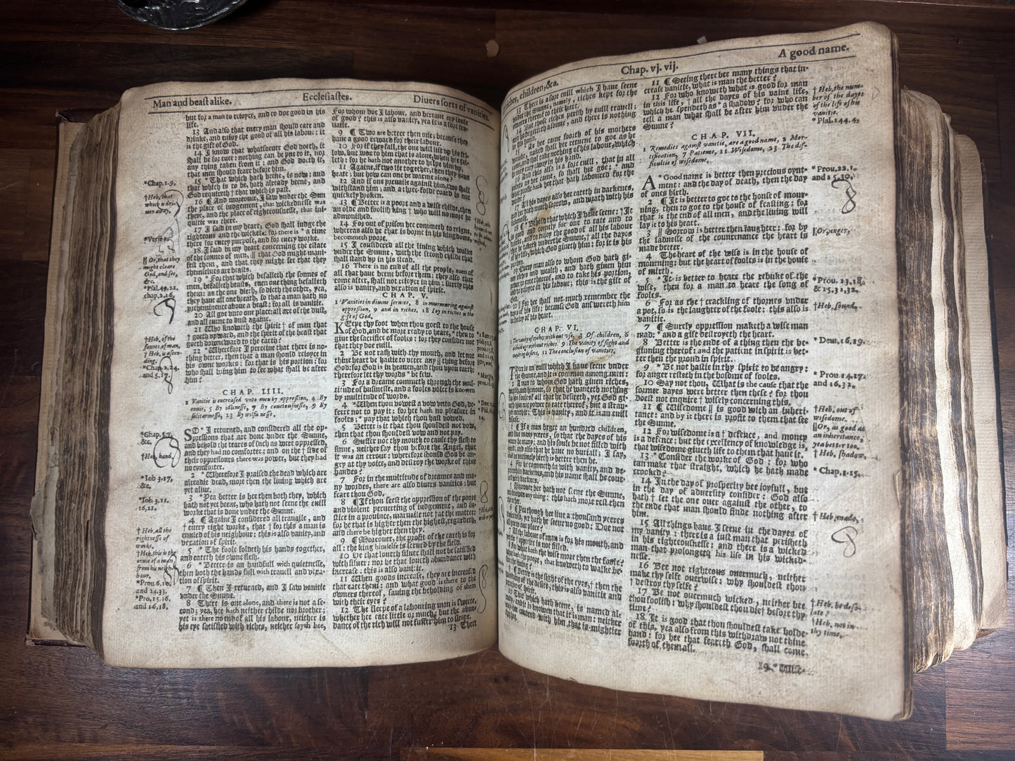 1625 KJV Bible with extensive provenance