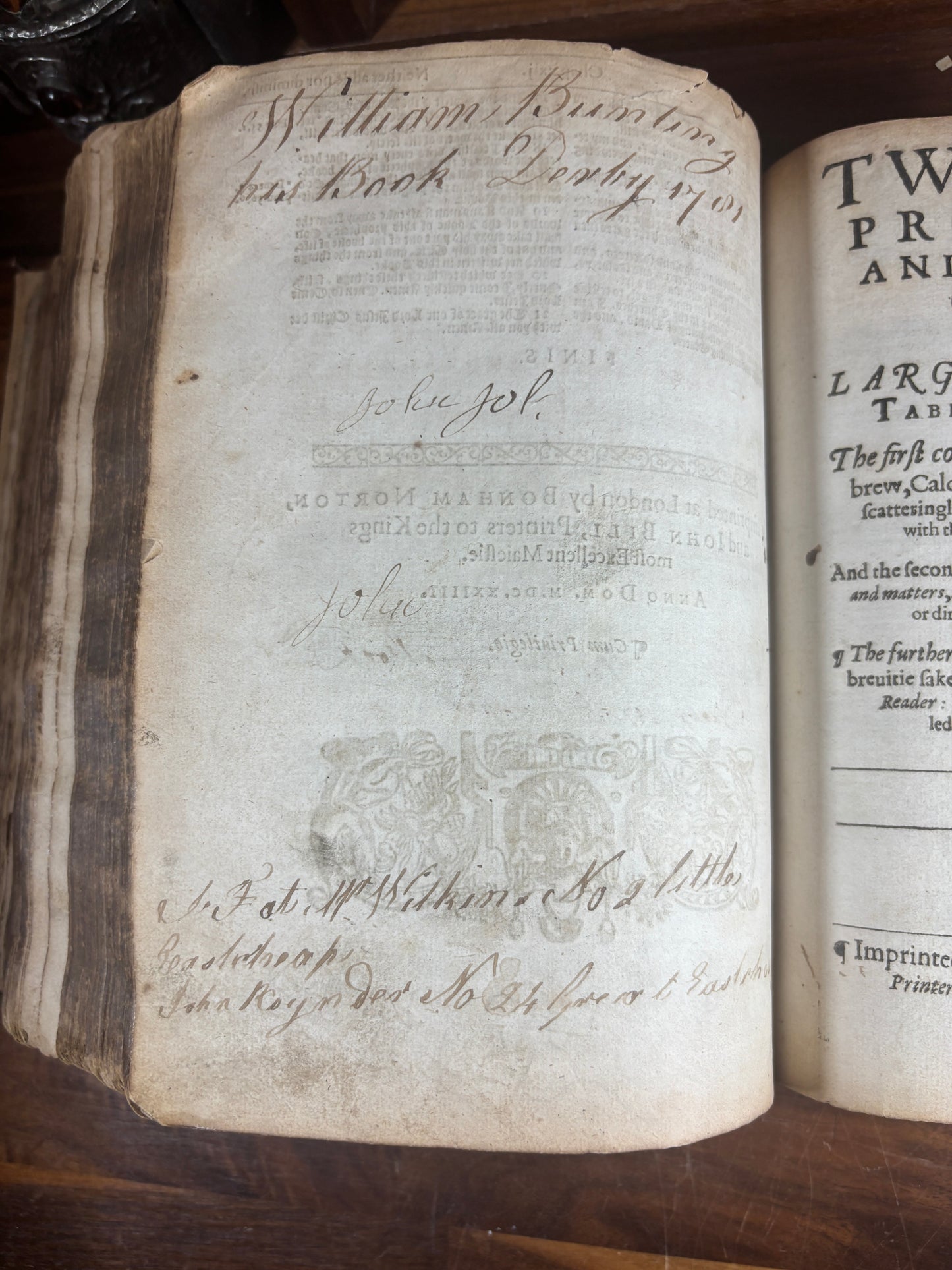 1625 KJV Bible with extensive provenance