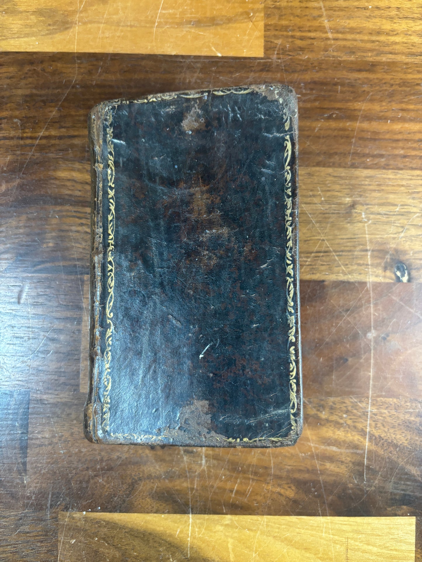 Pocket KJV Bible Dated 1764 w/ inscriptions, volume 1 of 2
