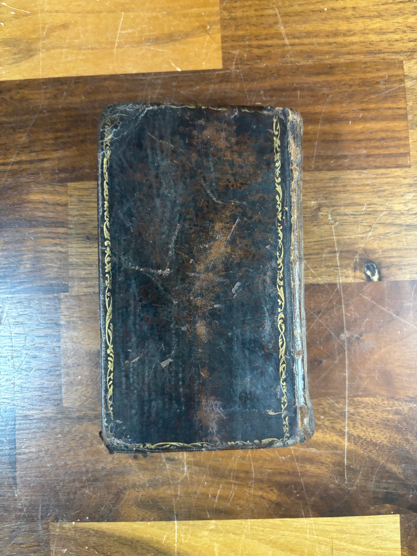 Pocket KJV Bible Dated 1764 w/ inscriptions, volume 1 of 2