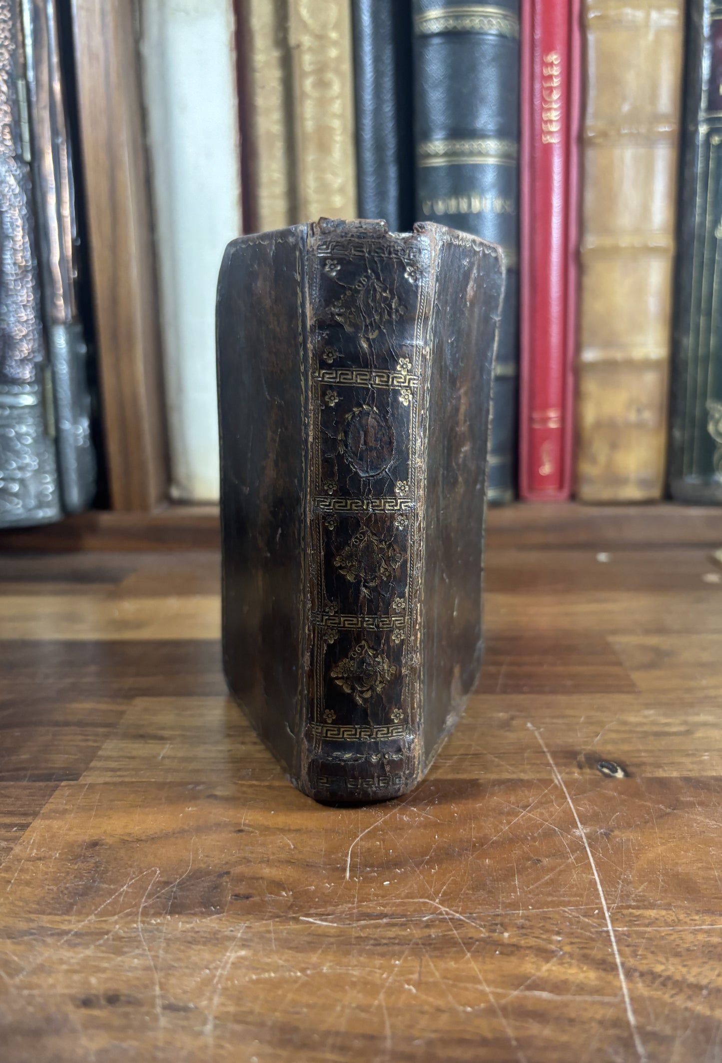 Pocket KJV Bible Dated 1764 w/ inscriptions, volume 1 of 2