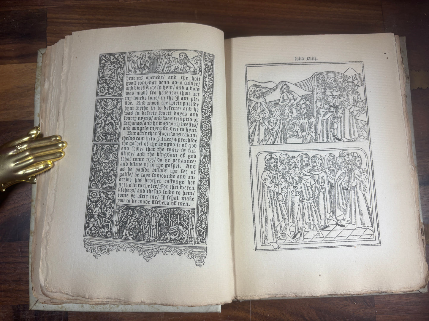 Biblia Pauperum (Bible of the poor) Victorian Facsimile Numbered 327/375 Printed 1885