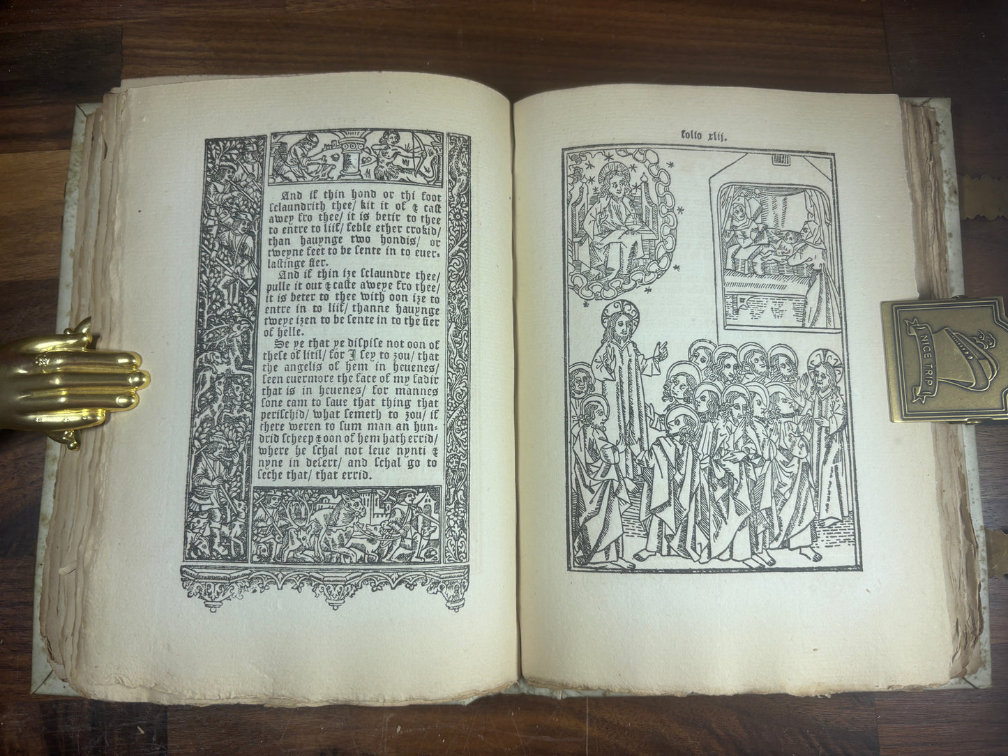 Biblia Pauperum (Bible of the poor) Victorian Facsimile Numbered 327/375 Printed 1885