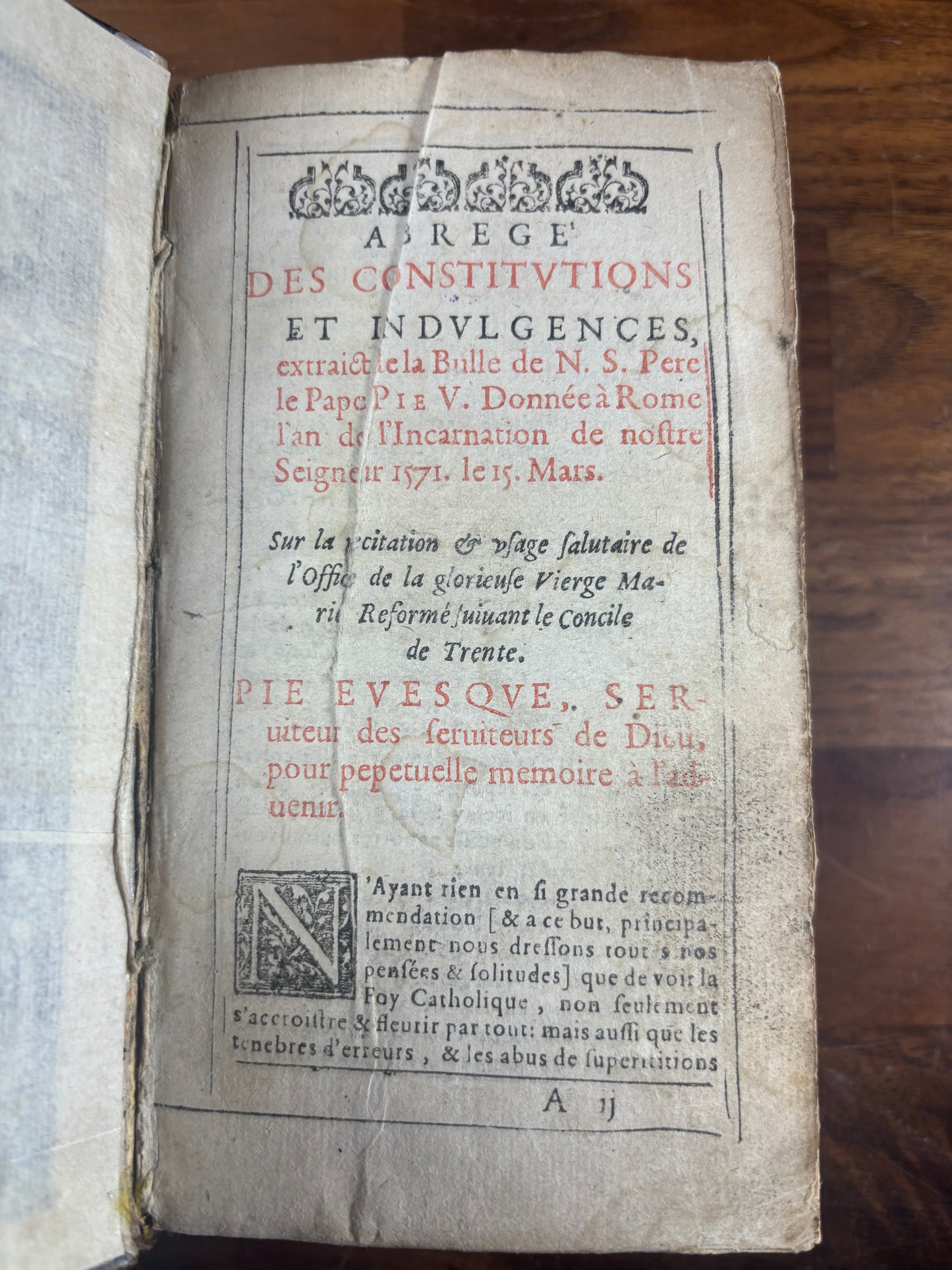 French Book of Hours Dated 1619, The Council of Trent Era, Morocco Binding