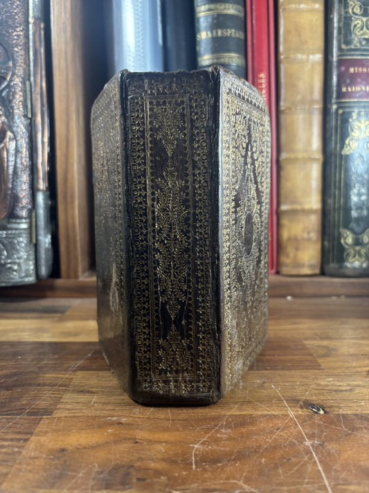 French Book of Hours Dated 1619, The Council of Trent Era, Morocco Binding