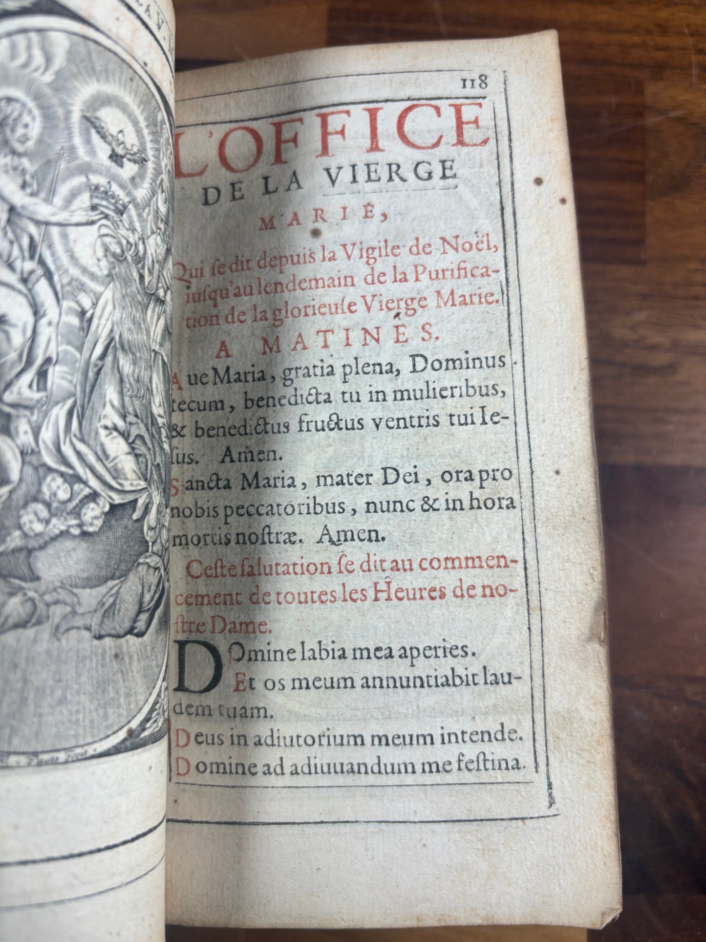 French Book of Hours Dated 1619, The Council of Trent Era, Morocco Binding