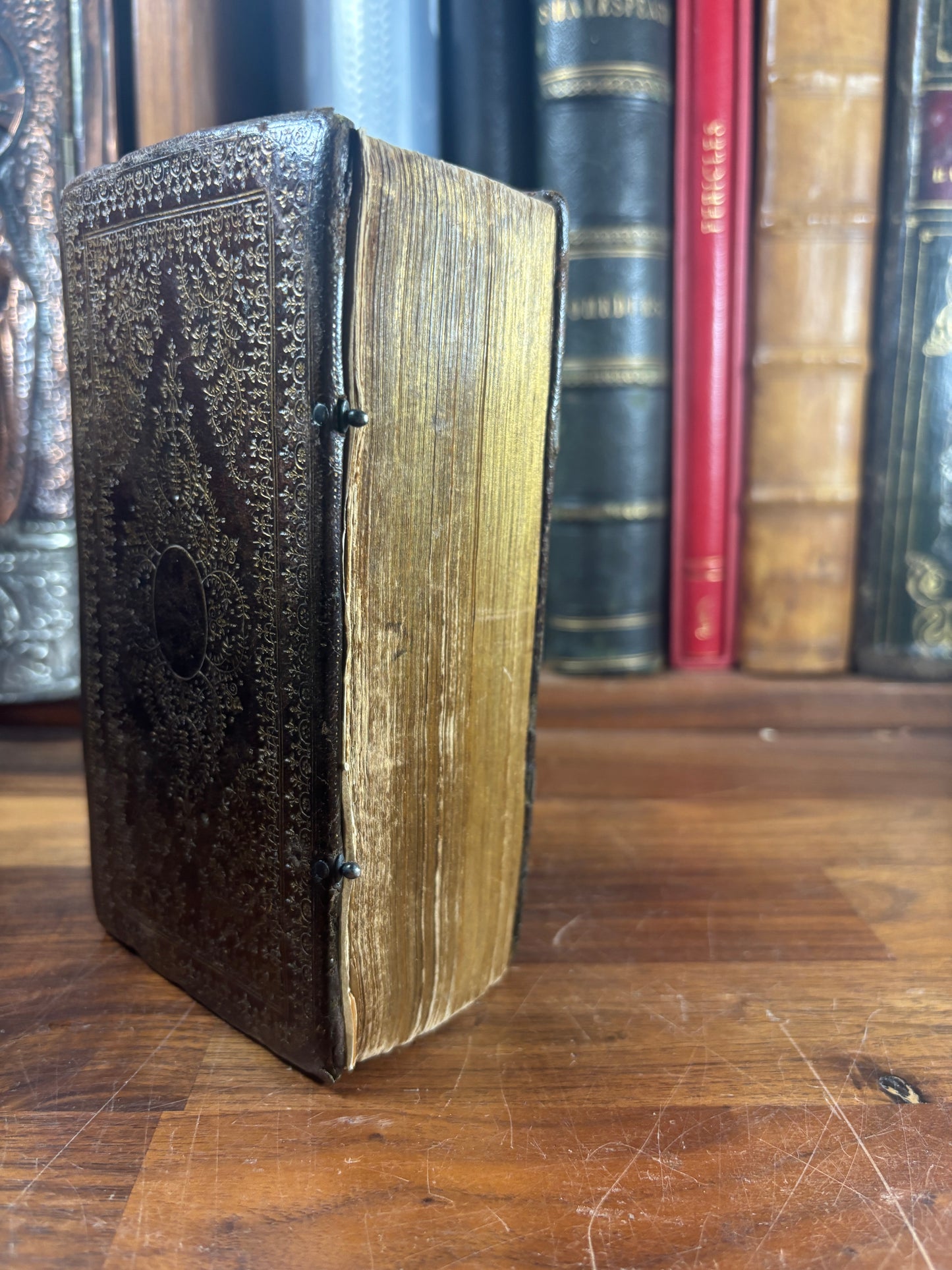 French Book of Hours Dated 1619, The Council of Trent Era, Morocco Binding
