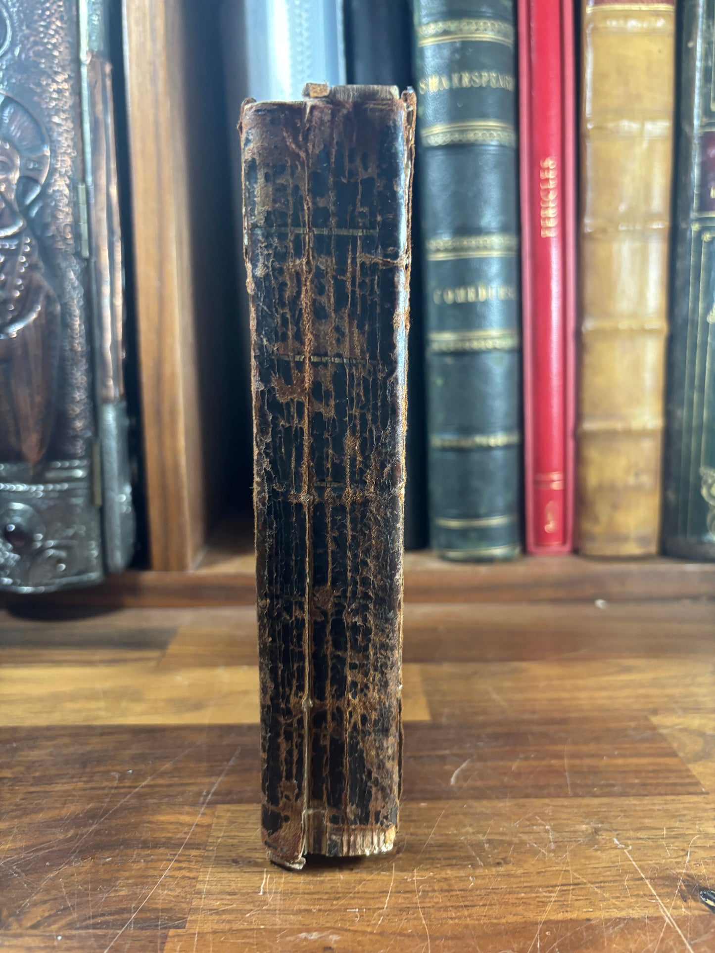 Book Of Common Prayer & Book Of Psalms Printed 1729 Red-Ruled